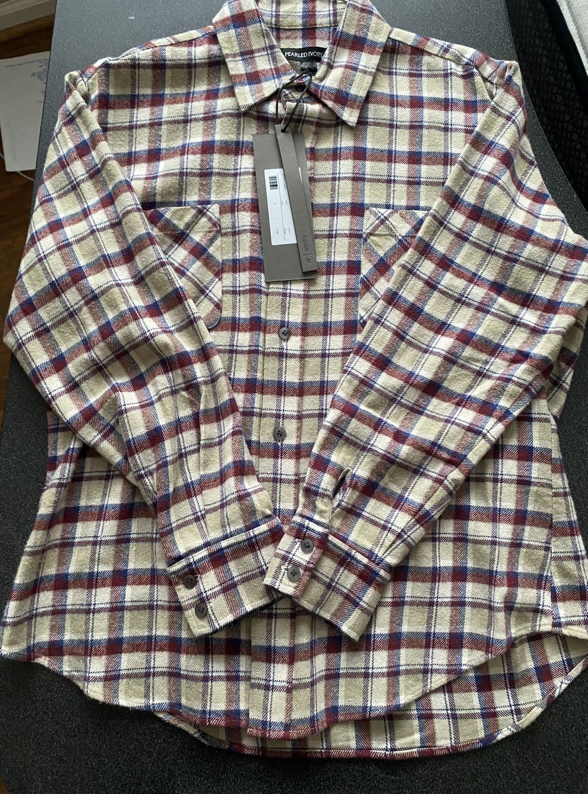 Pearled Ivory MONTANA FLANNEL Size US S / EU 44-46 / 1 - 1 Thumbnail