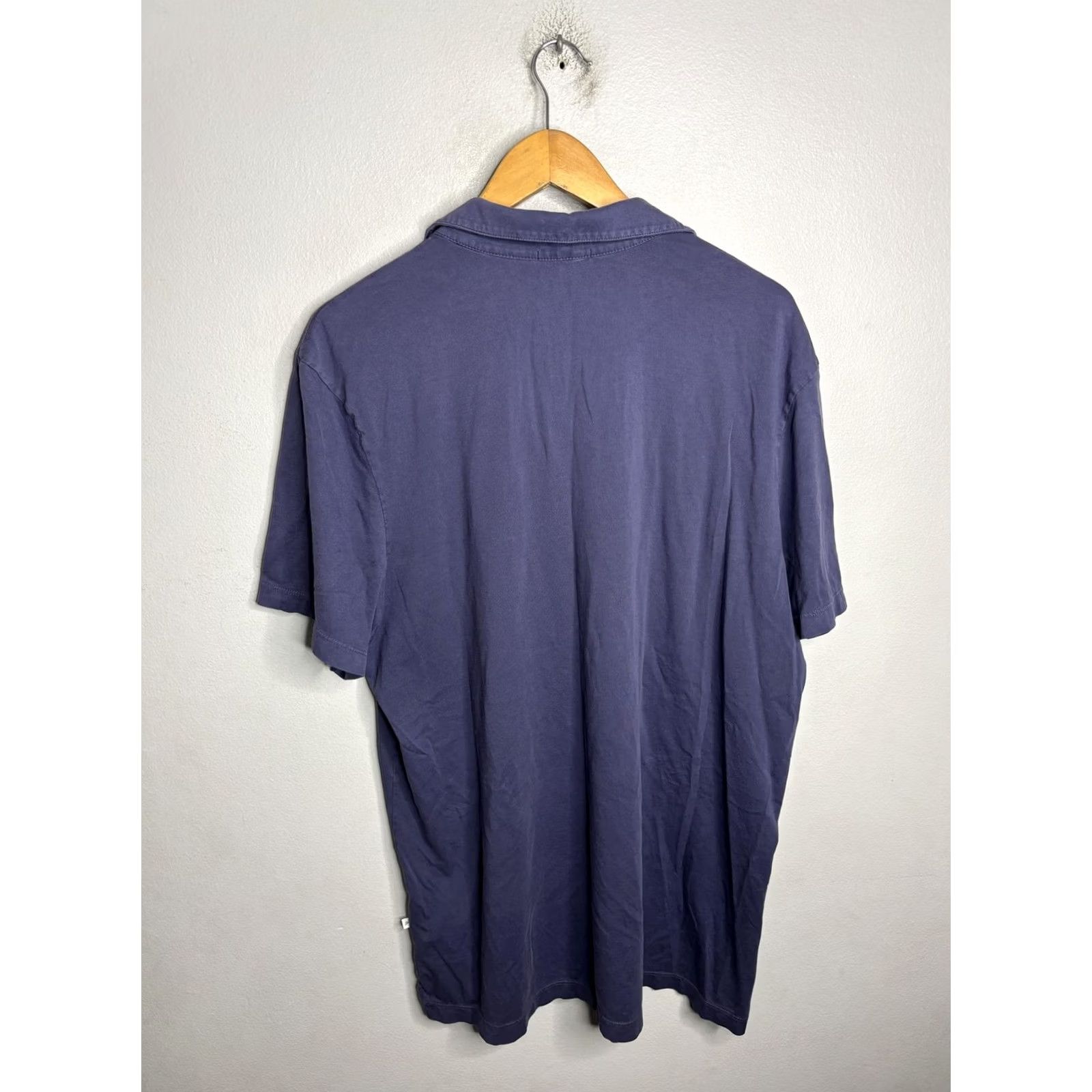 James Perse VINTAGE James Perse Polo Shirt Mens XL Blue Short Sleeve Made USA Size US XL / EU 56 / 4 - 4 Thumbnail