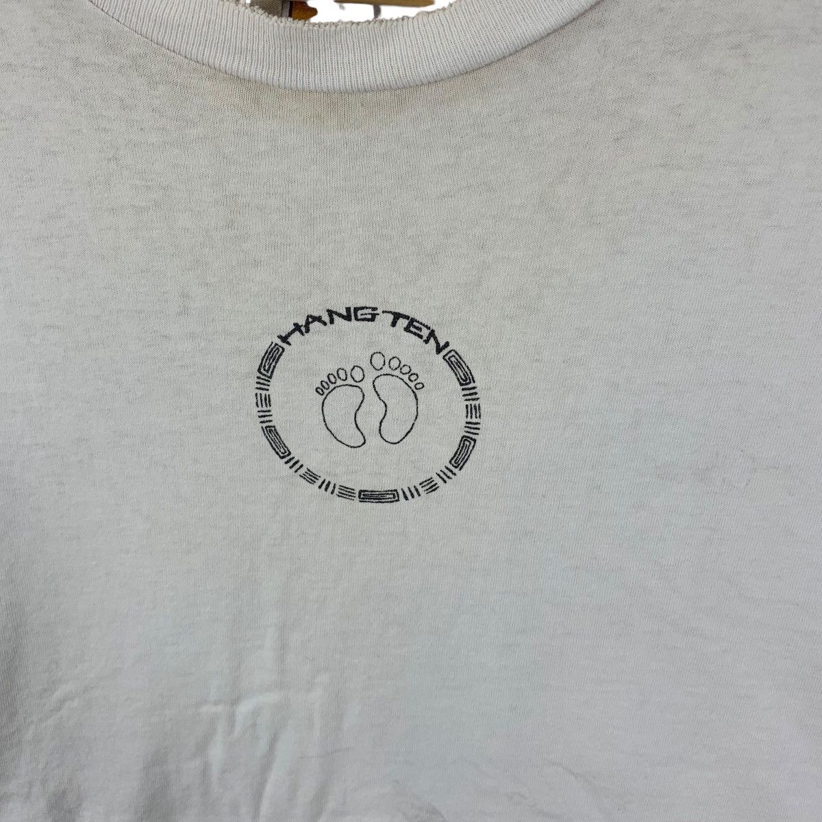 Hang Ten Vintage 90s HANG TEN SURF California Distress Thrashed Tee Size US M / EU 48-50 / 2 - 6 Thumbnail