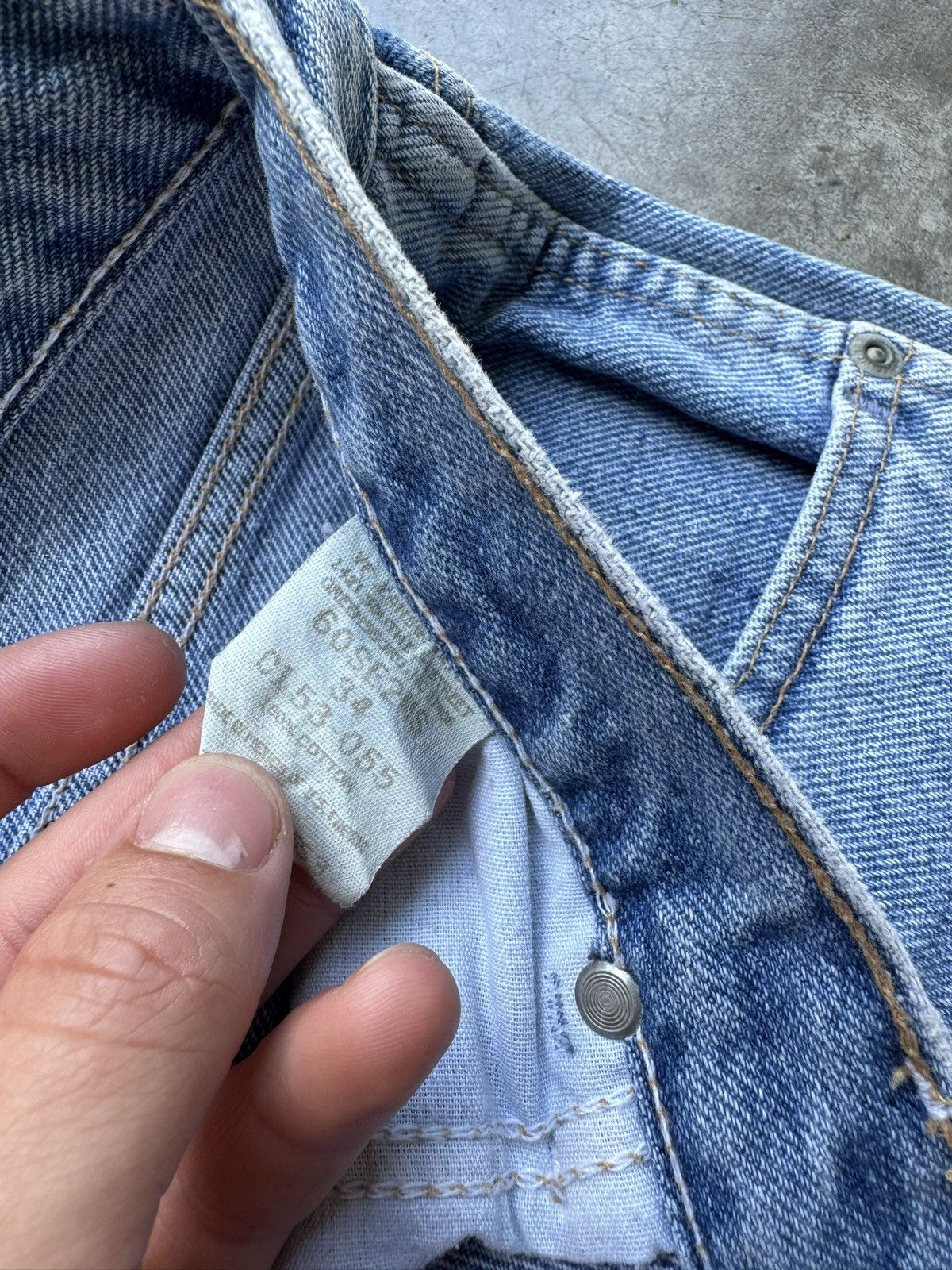 Wrangler Vintage 90’s/00’s Wrangler Light Denim Jean Shorts Size US 34 / EU 50 - 3 Thumbnail