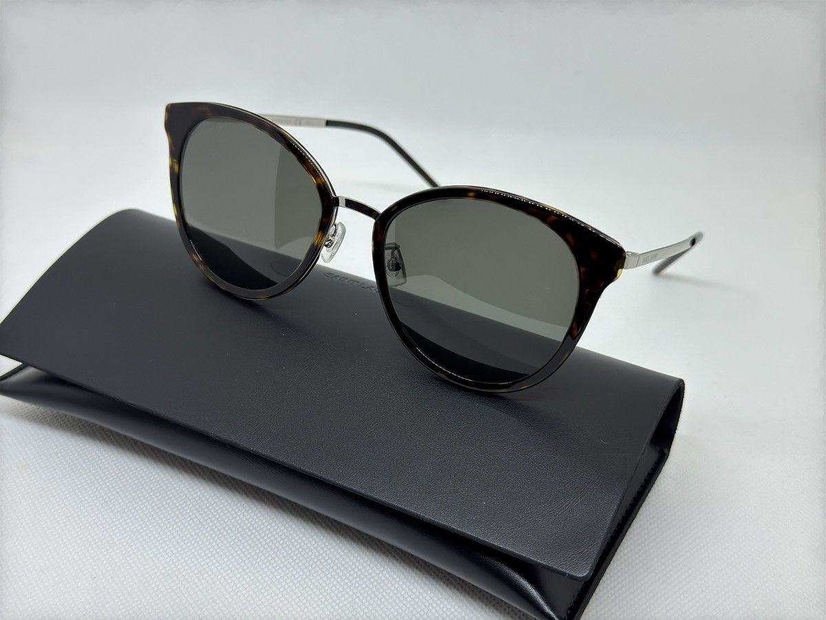 Vintage × Yves Saint Laurent SAINT LAURENT SL 446/F SLIM-002 55 Size ONE SIZE - 6 Thumbnail