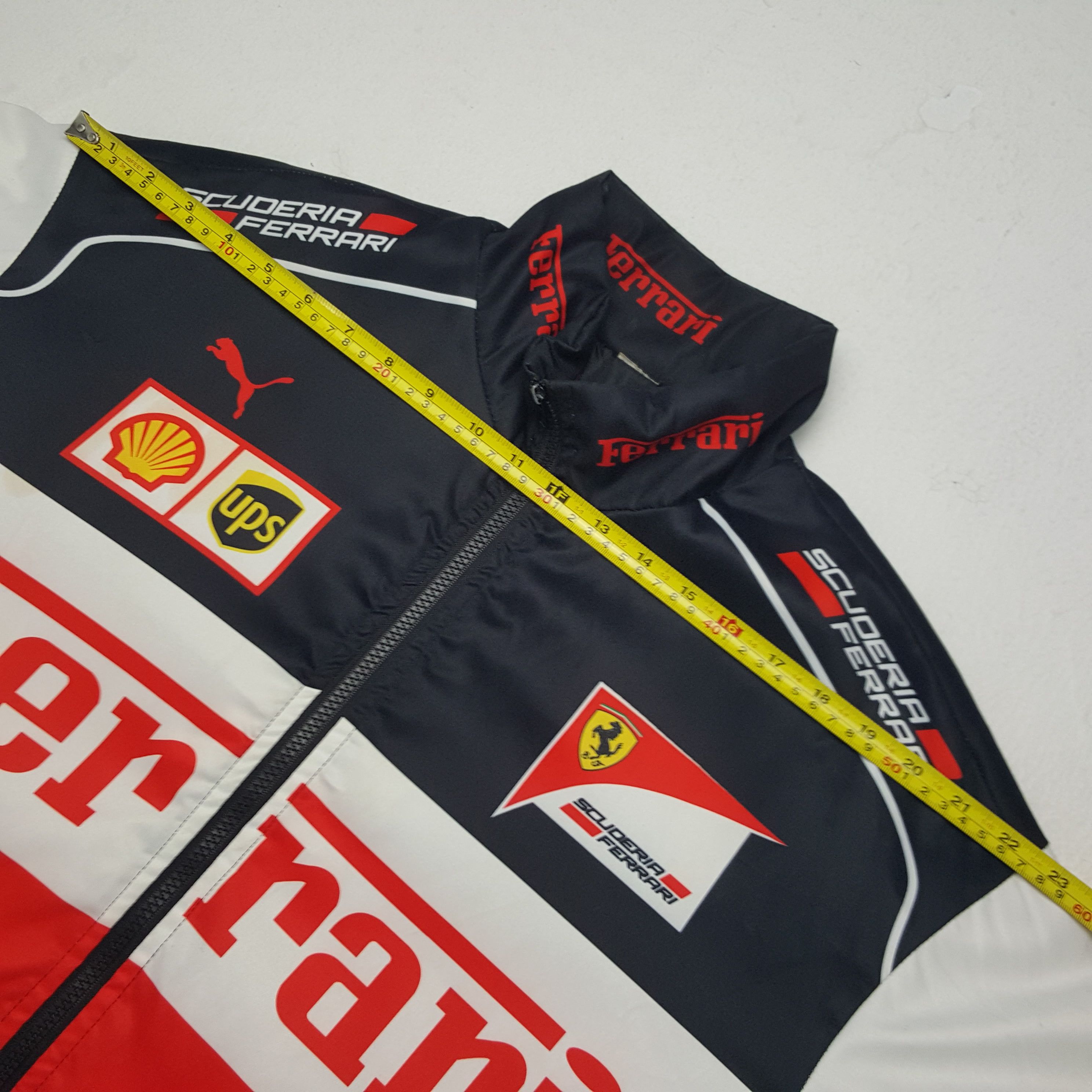 Ferrari × Puma × Vintage Vintage Ferrari Puma Shell Racing Team F1 Jacket Size US L / EU 52-54 / 3 - 6 Thumbnail