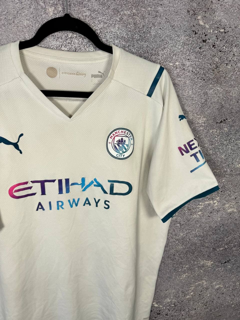 Puma × Vintage Manchester City 2021/22 Away Puma Soccer Jersey Size US XL / EU 56 / 4 - 2 Thumbnail