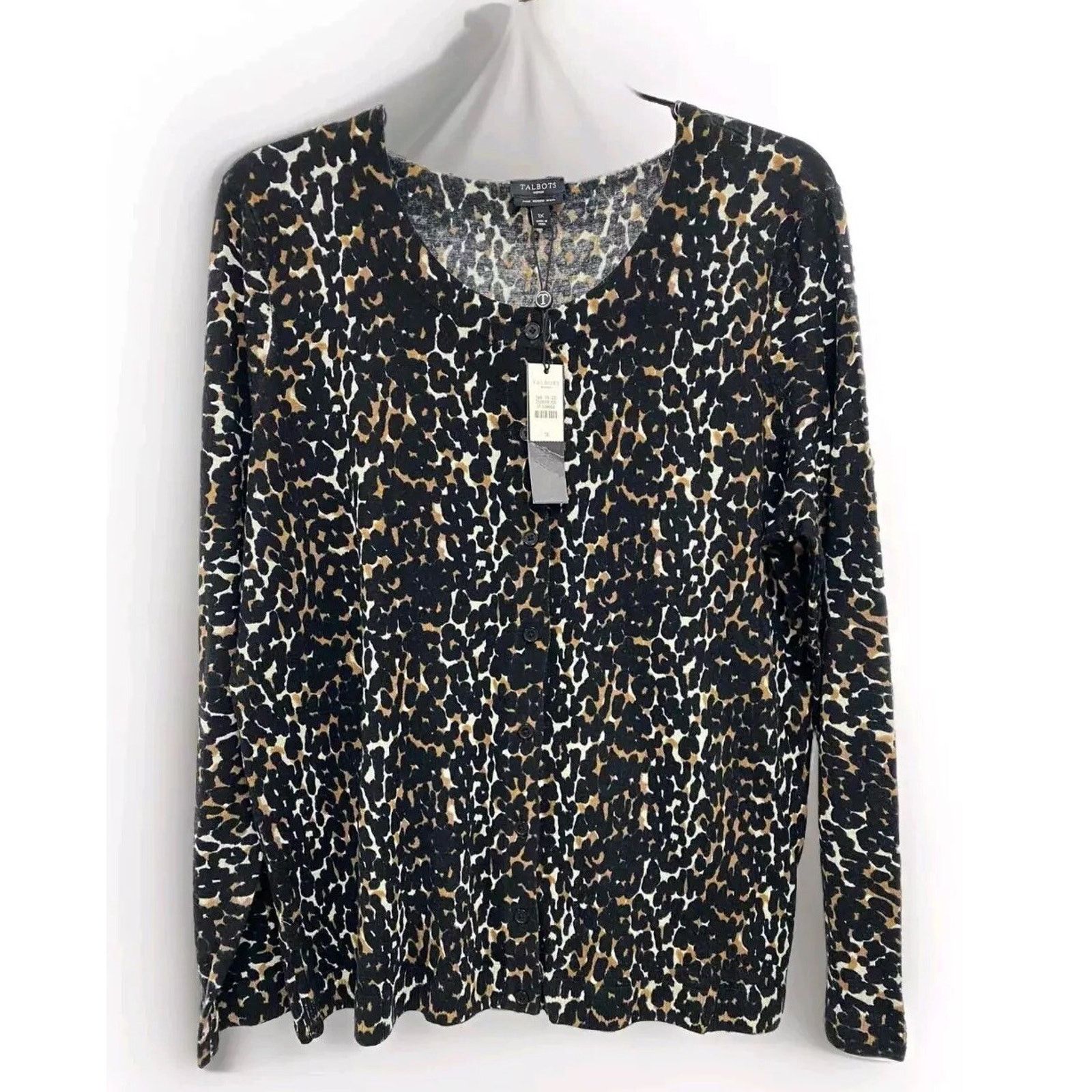 Robert Talbott Talbots Women Merino Wool Elbow Sleeve Sweat Size 1X A000611 Size XXL / US 16-18 / IT 52-54 - 1 Thumbnail