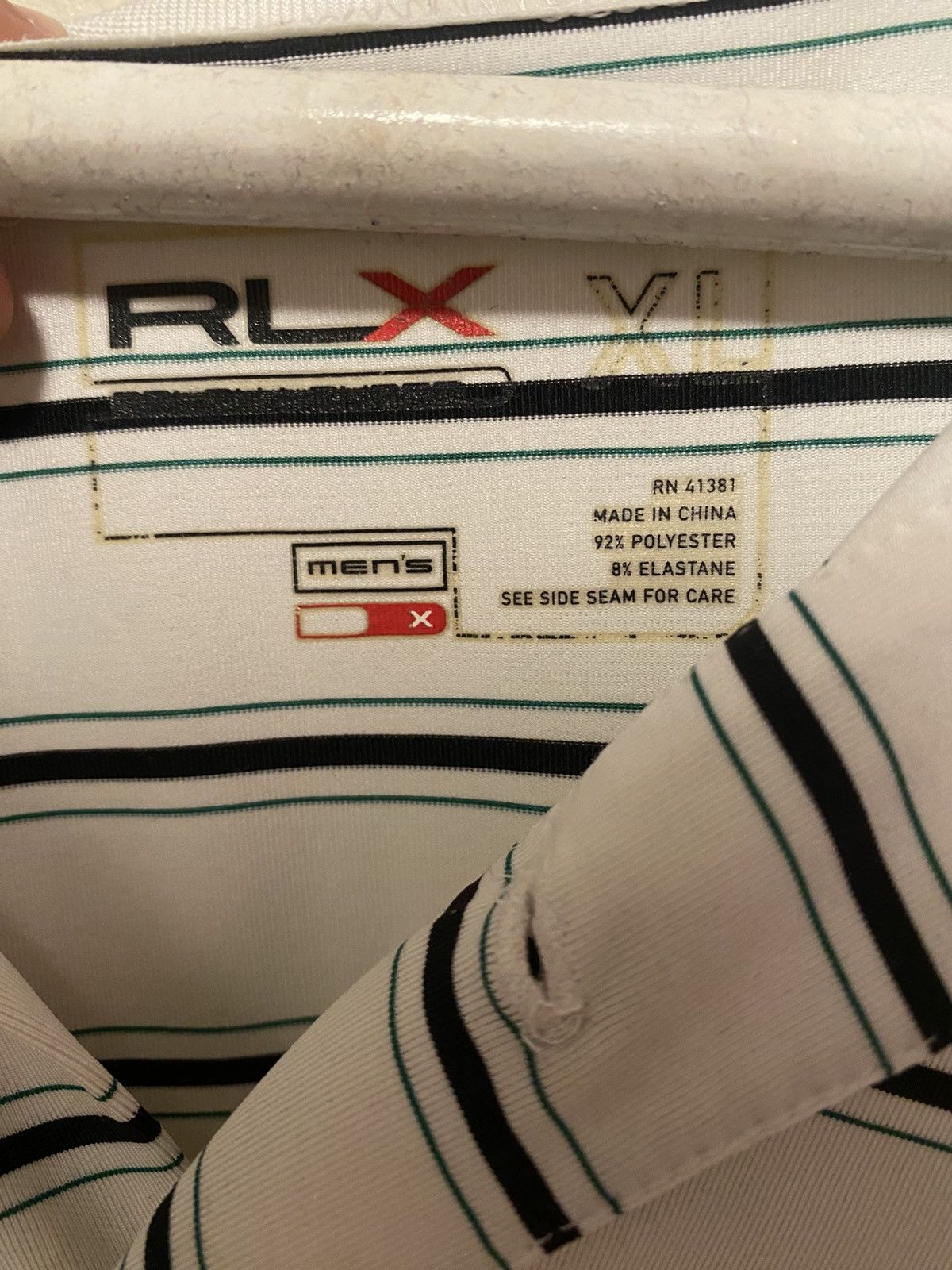 Polo Ralph Lauren RLX Ralph Lauren Golf Polo Size US XL / EU 56 / 4 - 4 Thumbnail