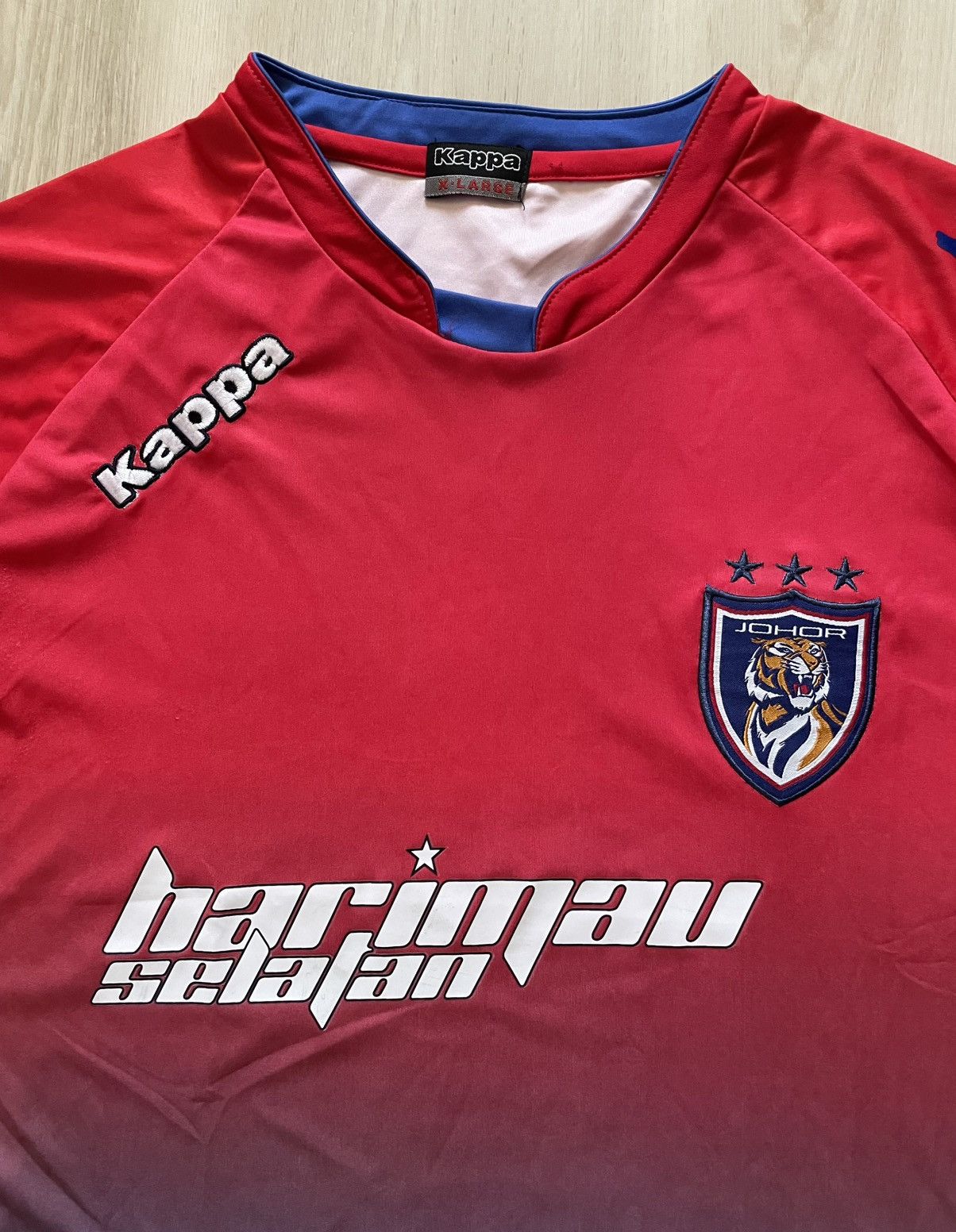 Kappa 2012/13 Kappa Johor Darul Ta'Zim (Malaysia) Home Jersey XL Size US XL / EU 56 / 4 - 2 Thumbnail