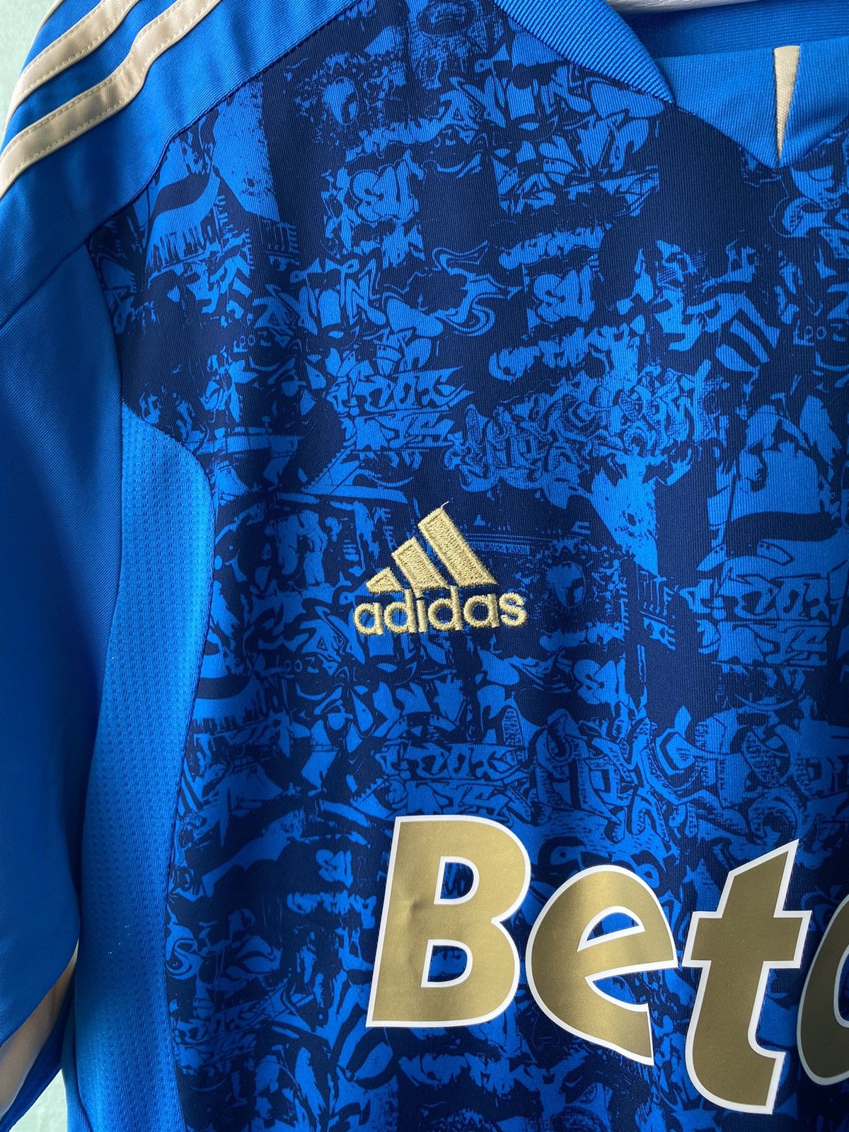 Adidas Olympique Marseille Adidas Soccer Jersey 2011/2012 Football Size US L / EU 52-54 / 3 - 6 Thumbnail
