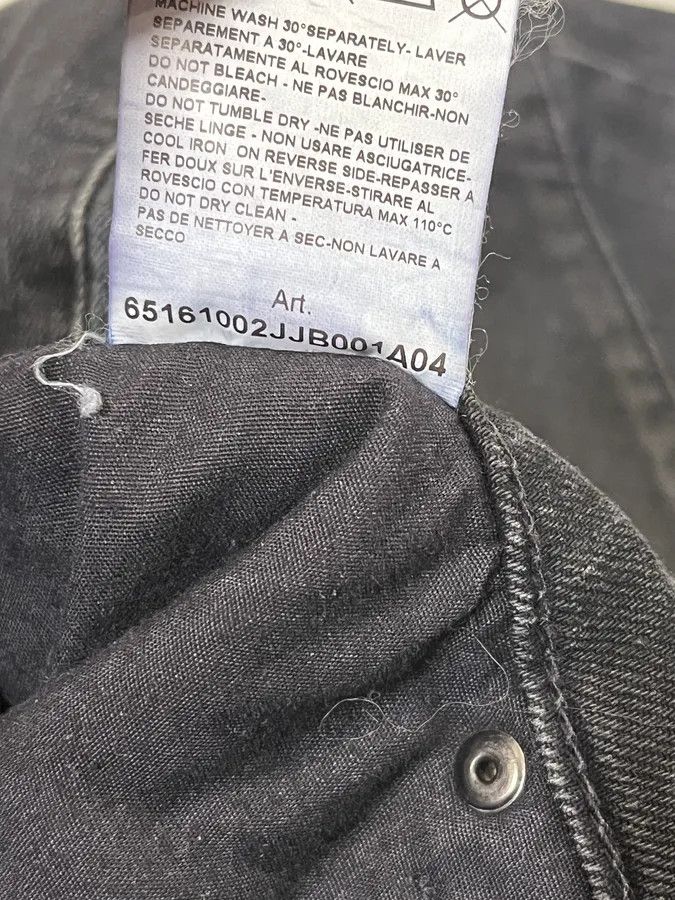 Pierre Balmain 2010s Pierre Balmain Black Biker Denim Jeans Size US 34 / EU 50 - 12 Thumbnail