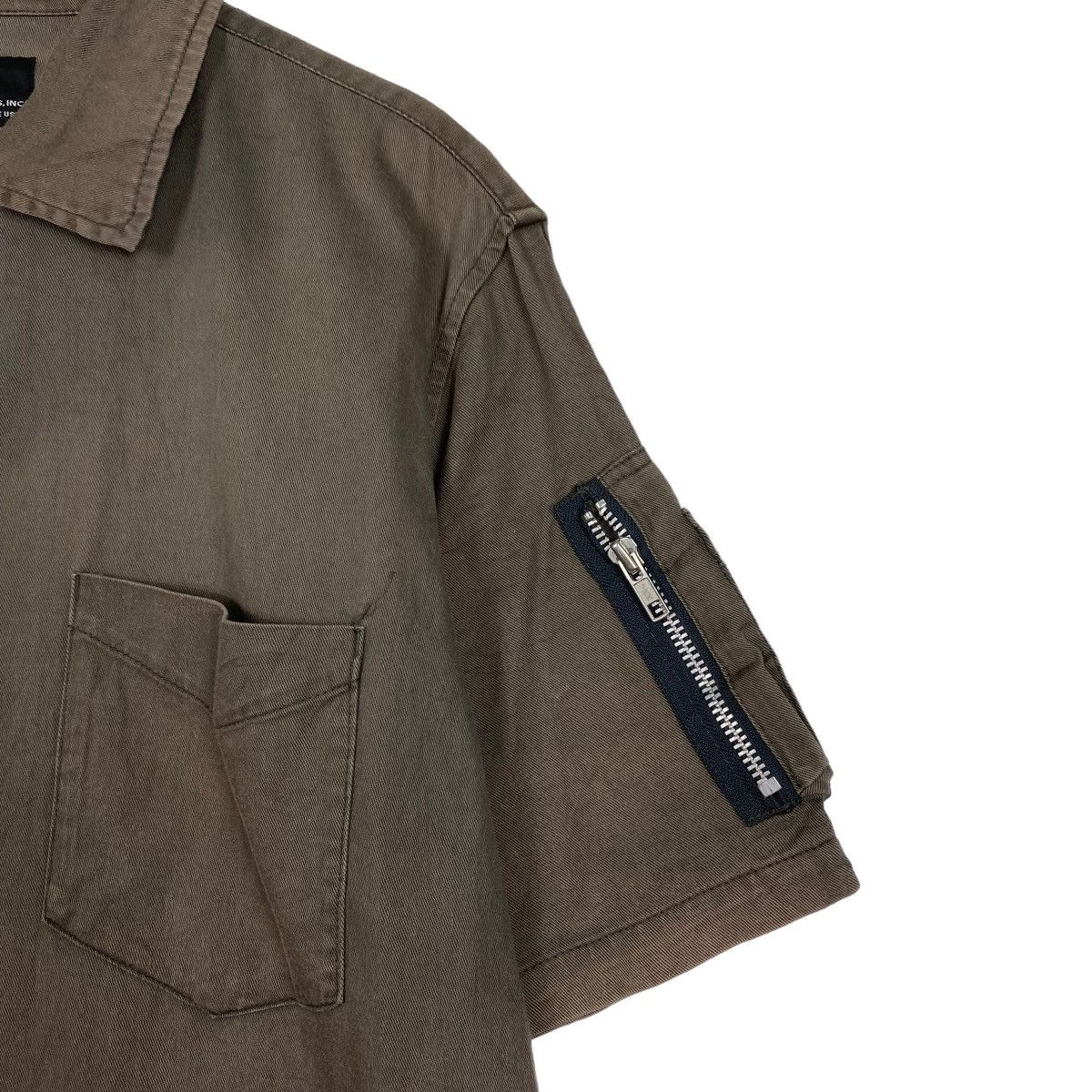 Alpha Industries ALPHA INDUSTRIES Olive Green Cotton Blend Shortsleeve Size US M / EU 48-50 / 2 - 6 Thumbnail