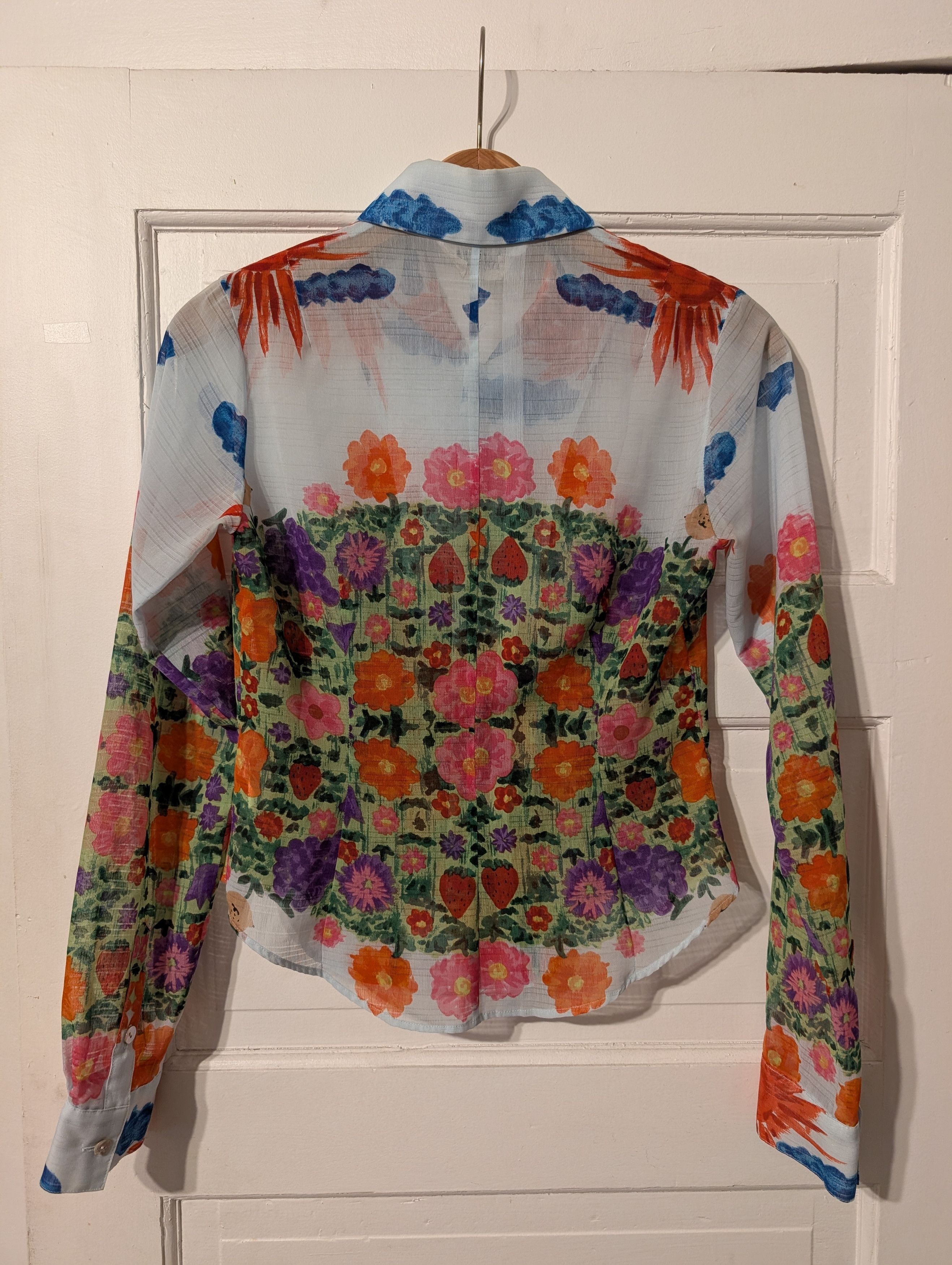 20471120 20471120 SS99 Secret Flower Garden Graphic Shirt Size US XS / EU 42 / 0 - 4 Thumbnail