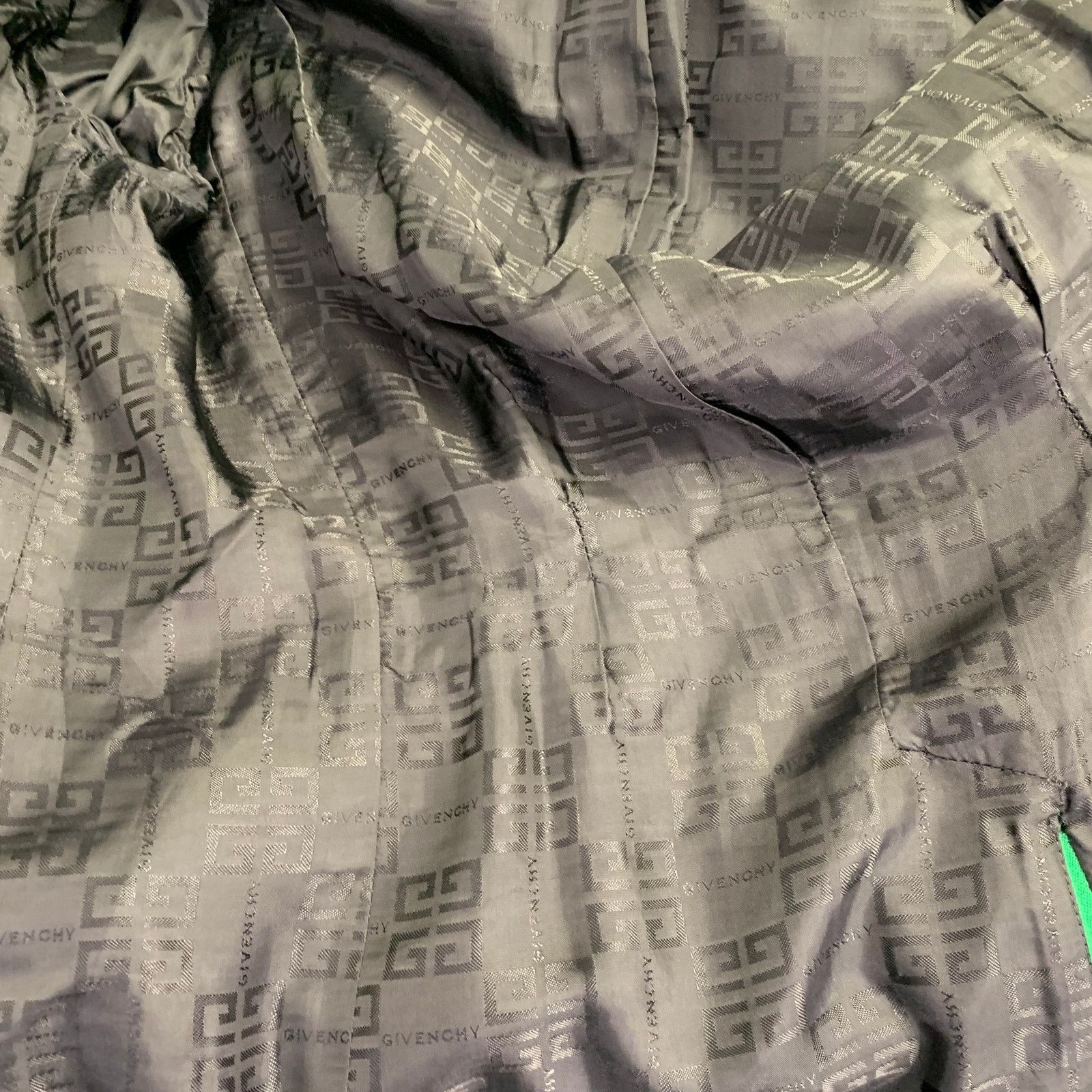 Givenchy GIVENCHY Green Polyester Wool Single Breasted Belted Jacket Size S / US 4 / IT 40 - 7 Thumbnail