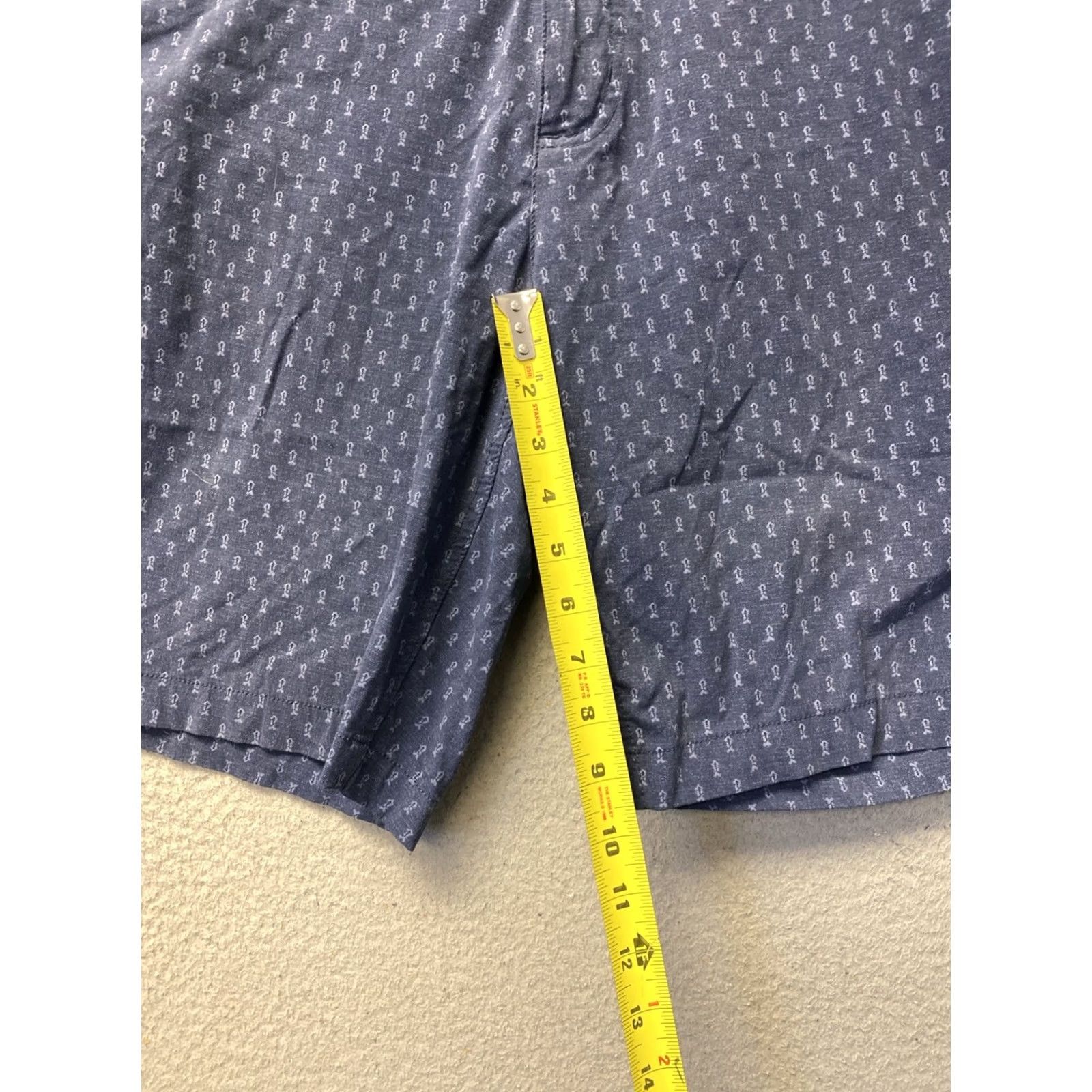 Eddie Bauer Eddie Bauer Shorts Men 36 Blue Nylon Chino 8 Inseam Pockets Casual Travel Size US 36 / EU 52 - 5 Thumbnail