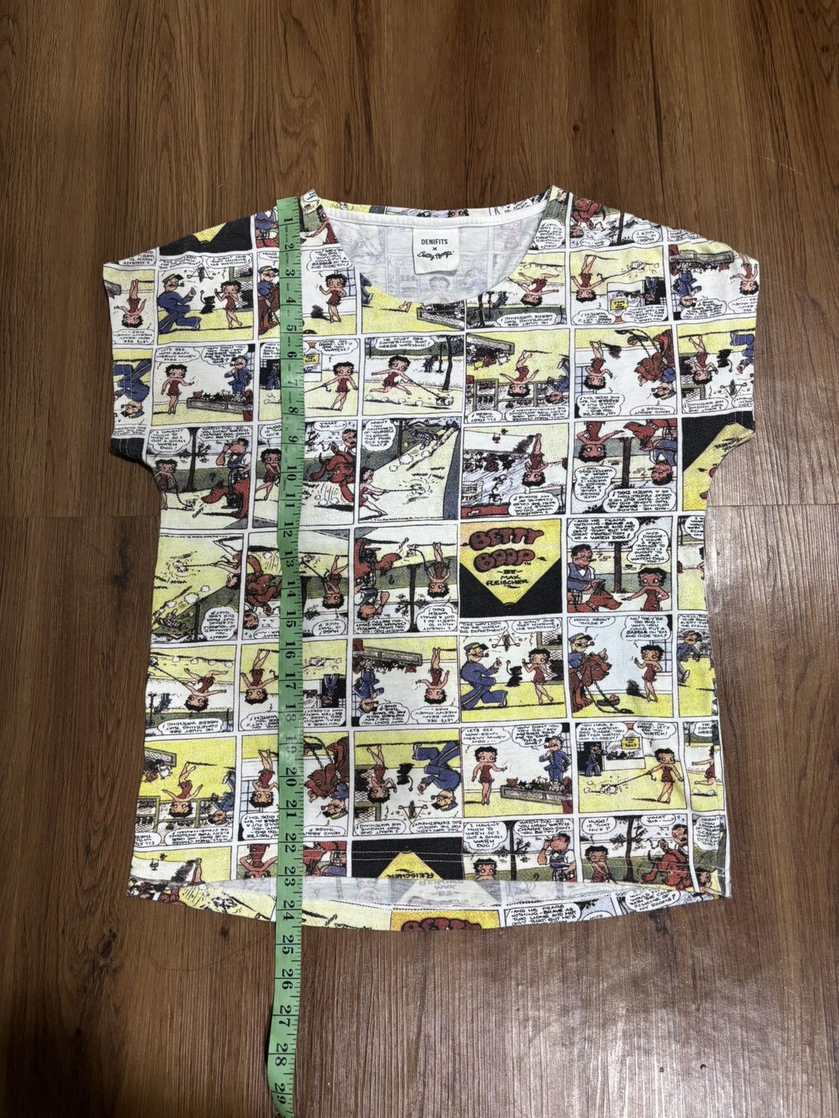 Anime × Japanese Brand × Vintage Vintage Betty Boop X Denifits Fullprint Tee Size L / US 10 / IT 46 - 6 Thumbnail
