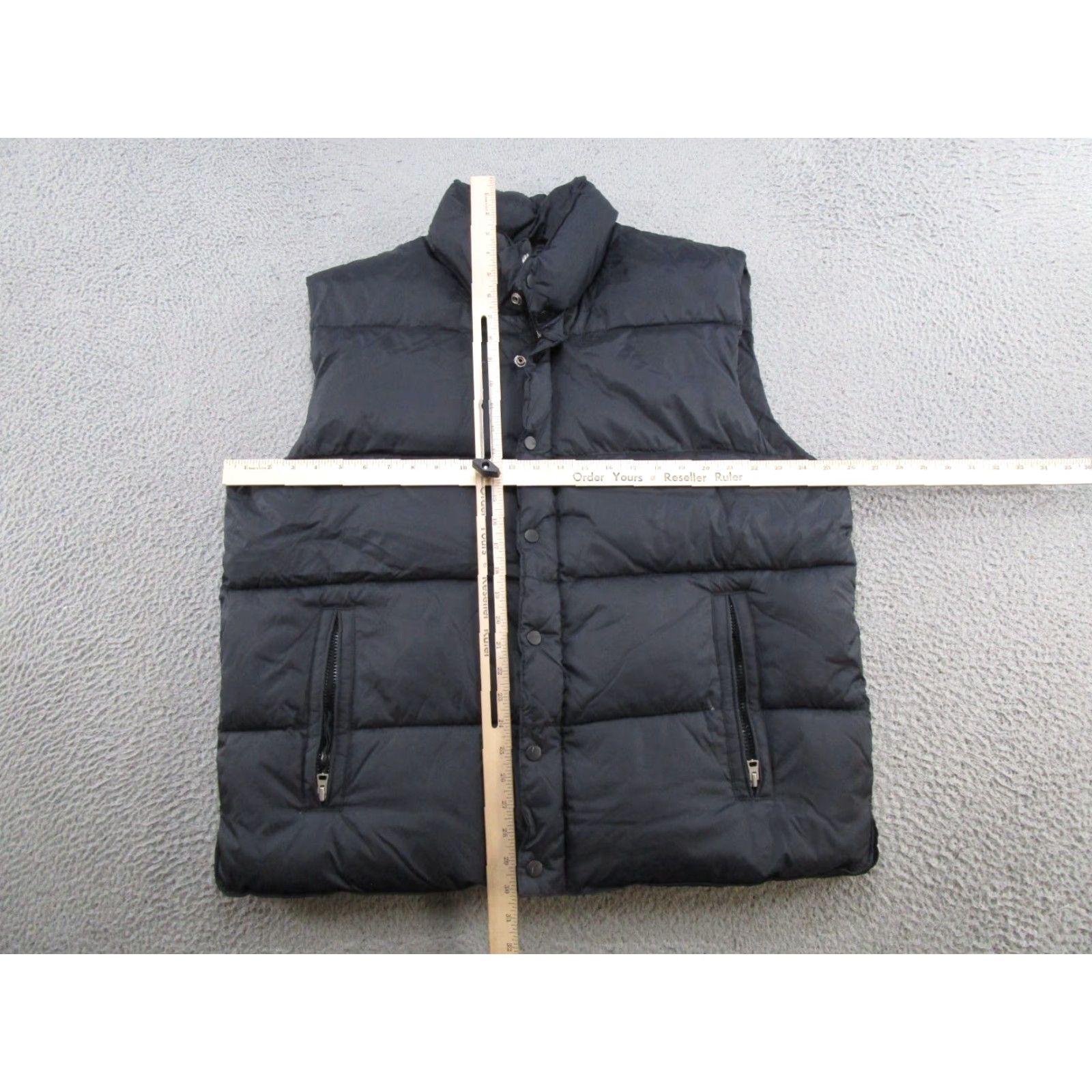 Old Navy Vintage Old Navy Vest Puffer Zip Snap Front Black XL Men’s Regular Size Pockets Warm Size US XL / EU 56 / 4 - 5 Thumbnail