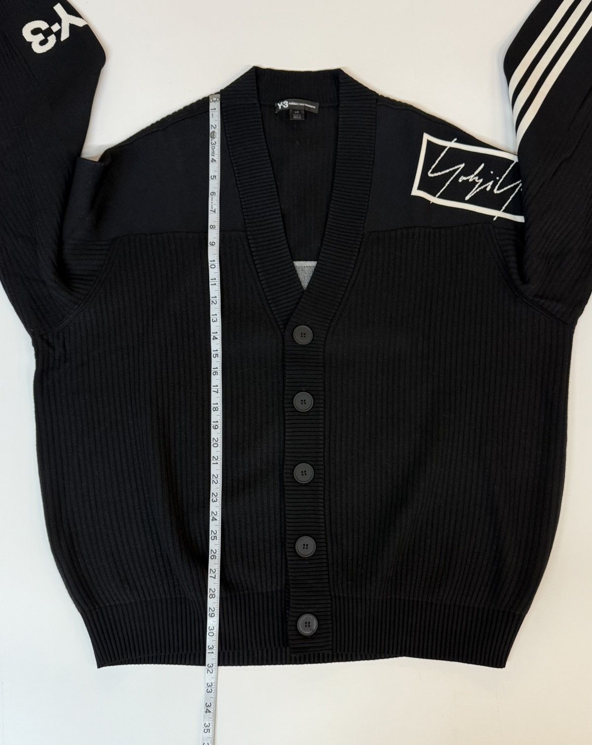 Adidas × Y-3 adidas Y-3 × Yohji Yamamoto Knit Wool Cardigan Oversized Size US L / EU 52-54 / 3 - 15 Thumbnail