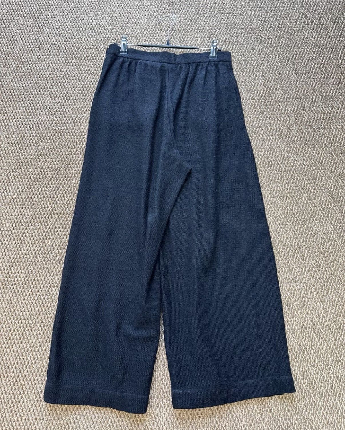 Comme des Garcons COMME des GARÇONS Black Wool Blend Wide-Leg Pants K23 Size 25" / US 0 / IT 36 - 6 Thumbnail