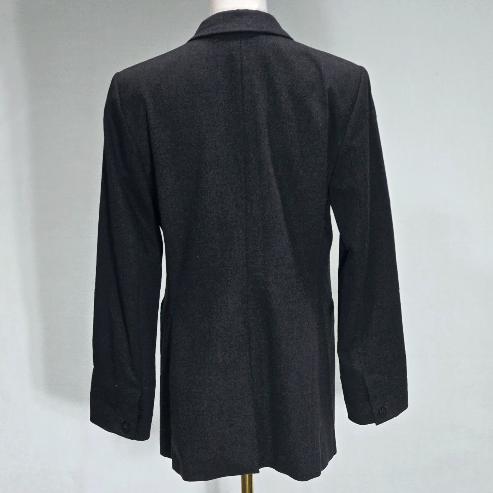 Rag & Bone Rag & Bone Blazer Size 8 Jacket Wool Blend Womens Button Charcoal Lined Size M / US 6-8 / IT 42-44 - 7 Thumbnail