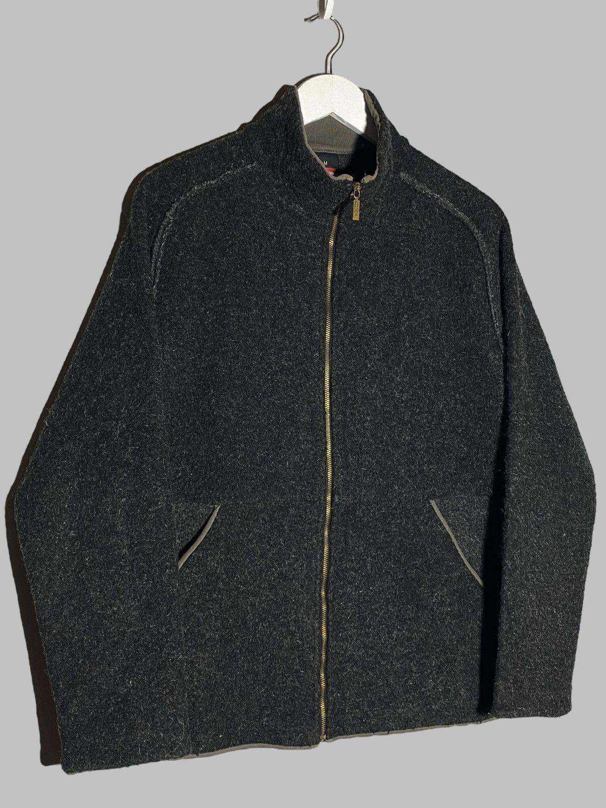 Diesel 🔥 00s DIESEL FULL ZIP WOOL SWEATER GRUNGE AVANT GARDE VIBES Size US M / EU 48-50 / 2 - 4 Thumbnail