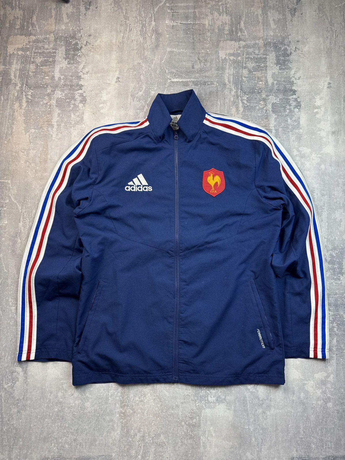 Adidas Adidas France Rugby Track Block Core Jacket Size US S / EU 44-46 / 1 - 1 Thumbnail