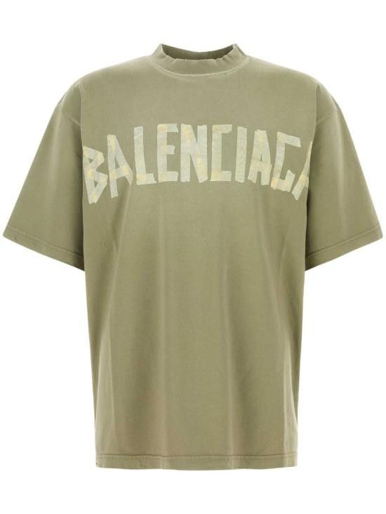 Balenciaga BALENCIAGA Men T-Shirts 739784 TOVA92942 Green Size US S / EU 44-46 / 1 - 1 Thumbnail