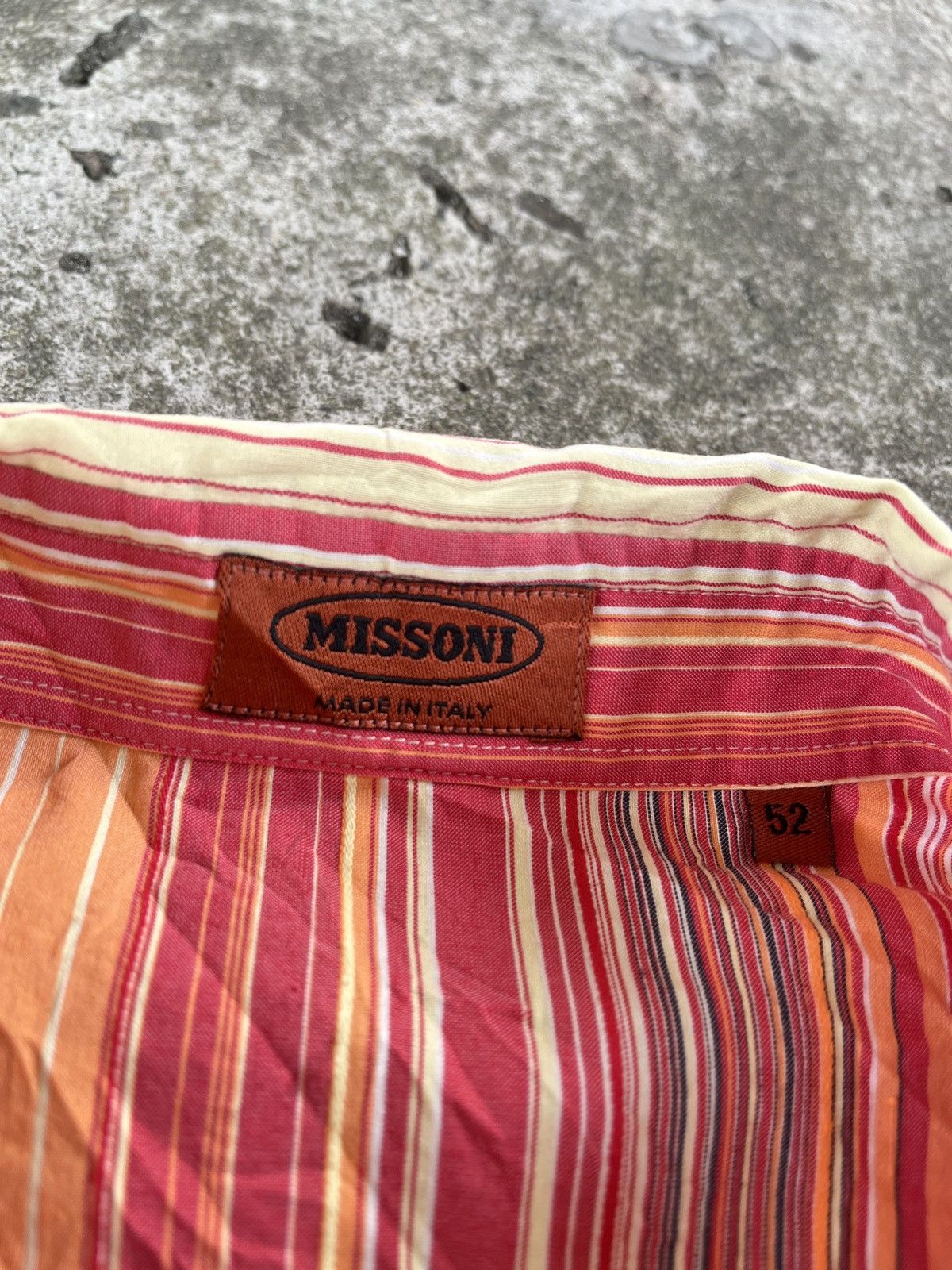 Missoni 90s missoni multi color shirt Size US L / EU 52-54 / 3 - 7 Thumbnail