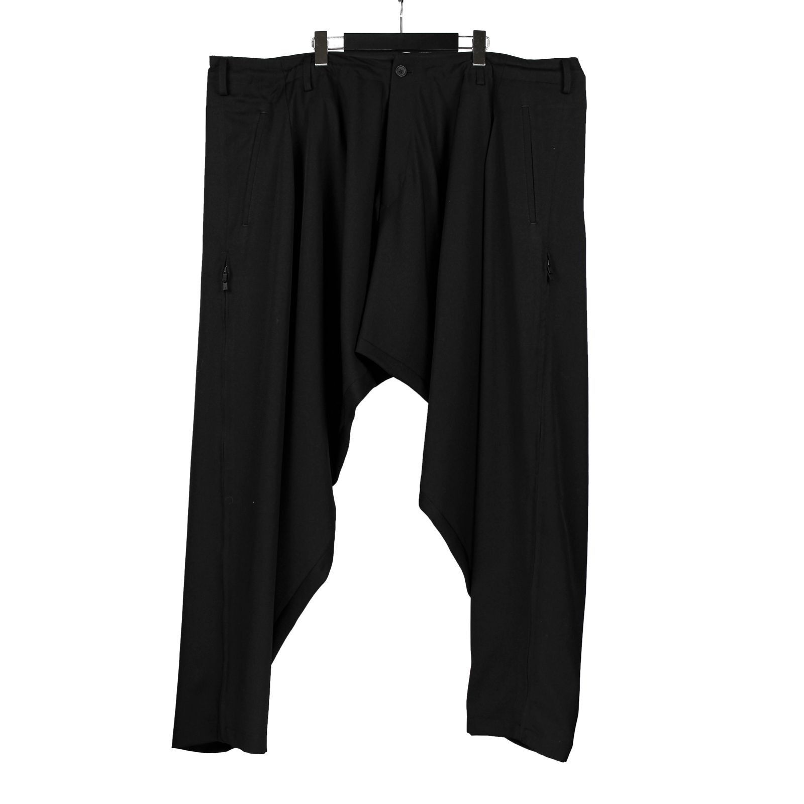 Yohji Yamamoto Yohji Yamamoto Pour Homme Gabardine Side Gusset Draped Pants Size US 30 / EU 46 - 8 Thumbnail