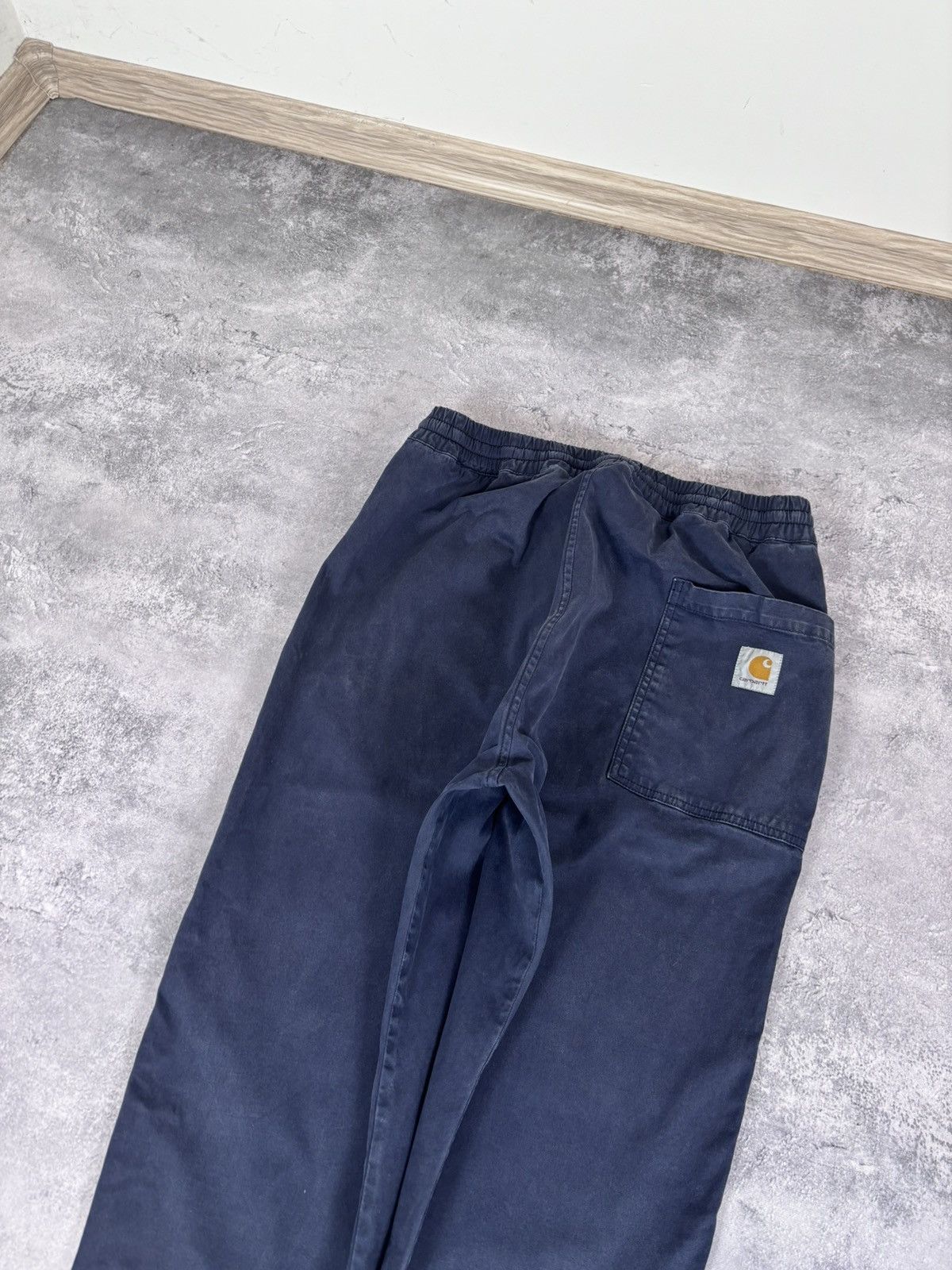 Carhartt Carhartt WIP Lawton Pants Men’s Navy Blue Joggers Tapered Size US 34 / EU 50 - 6 Thumbnail