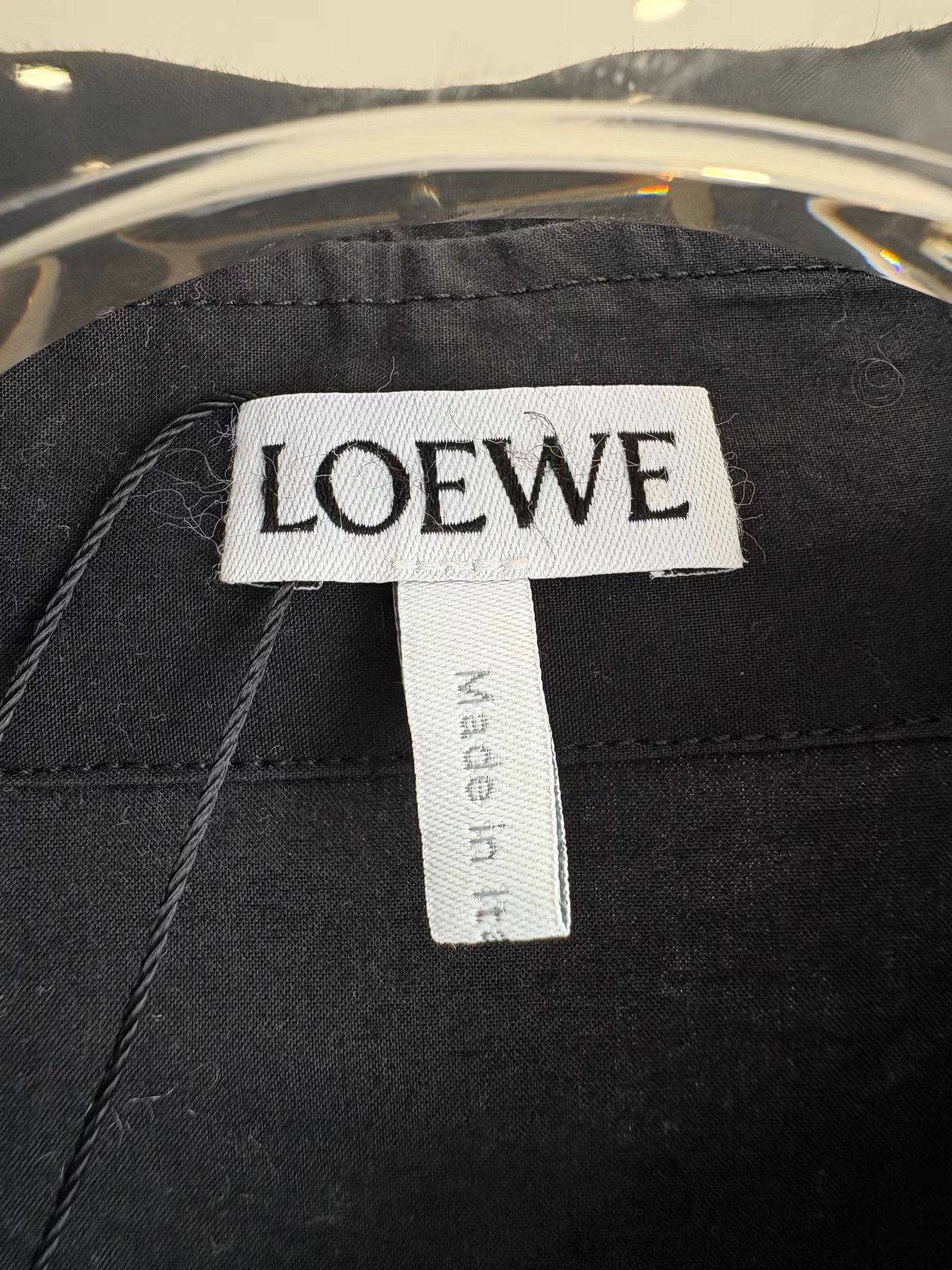 Loewe LOEWE Black and White Striped Wool Long-Sleeve Shirt K1 Size S / US 4 / IT 40 - 3 Thumbnail