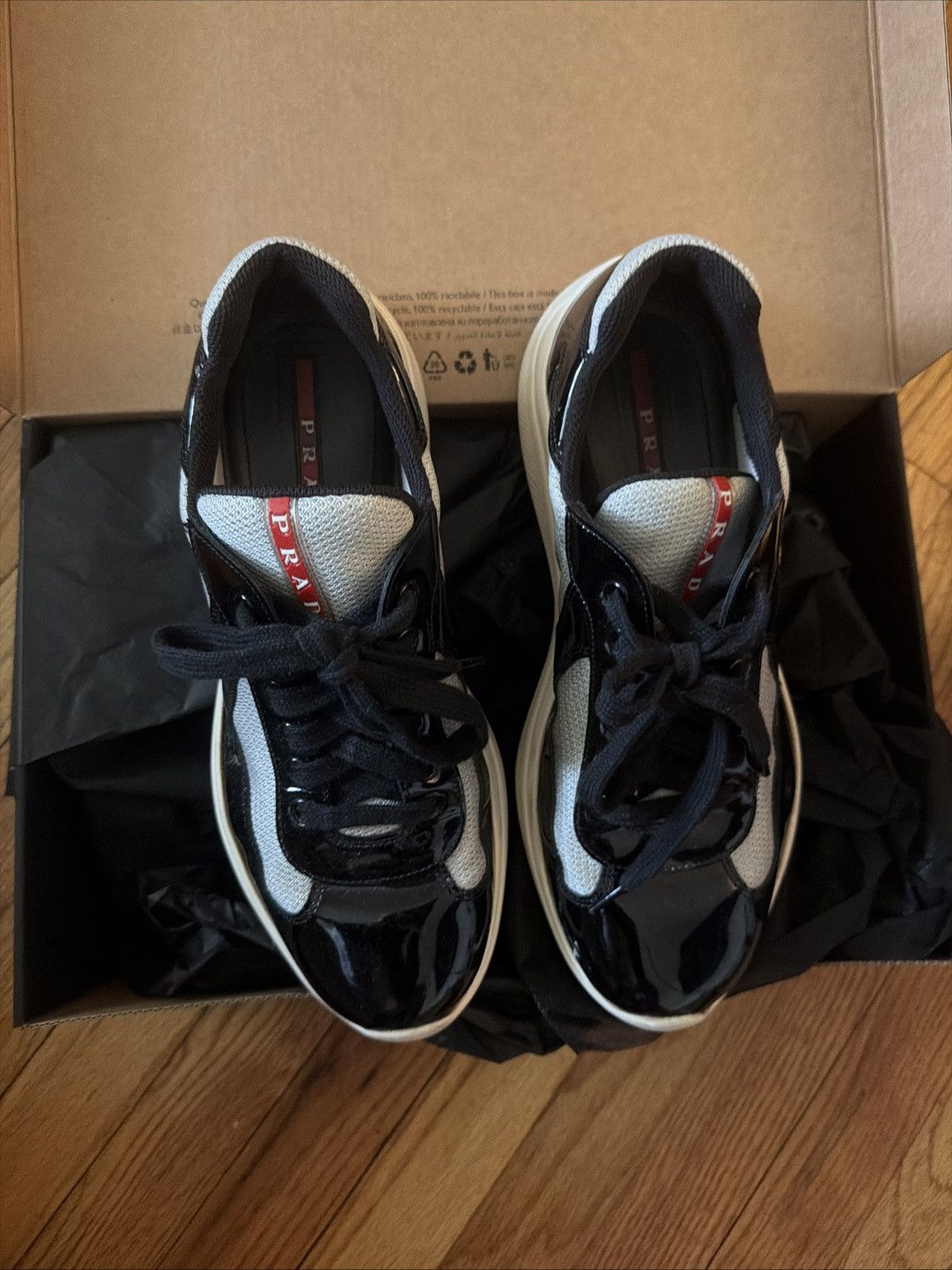 Prada Prada American Cup Sneaker size 7 Size US 7 / EU 40 - 6 Thumbnail