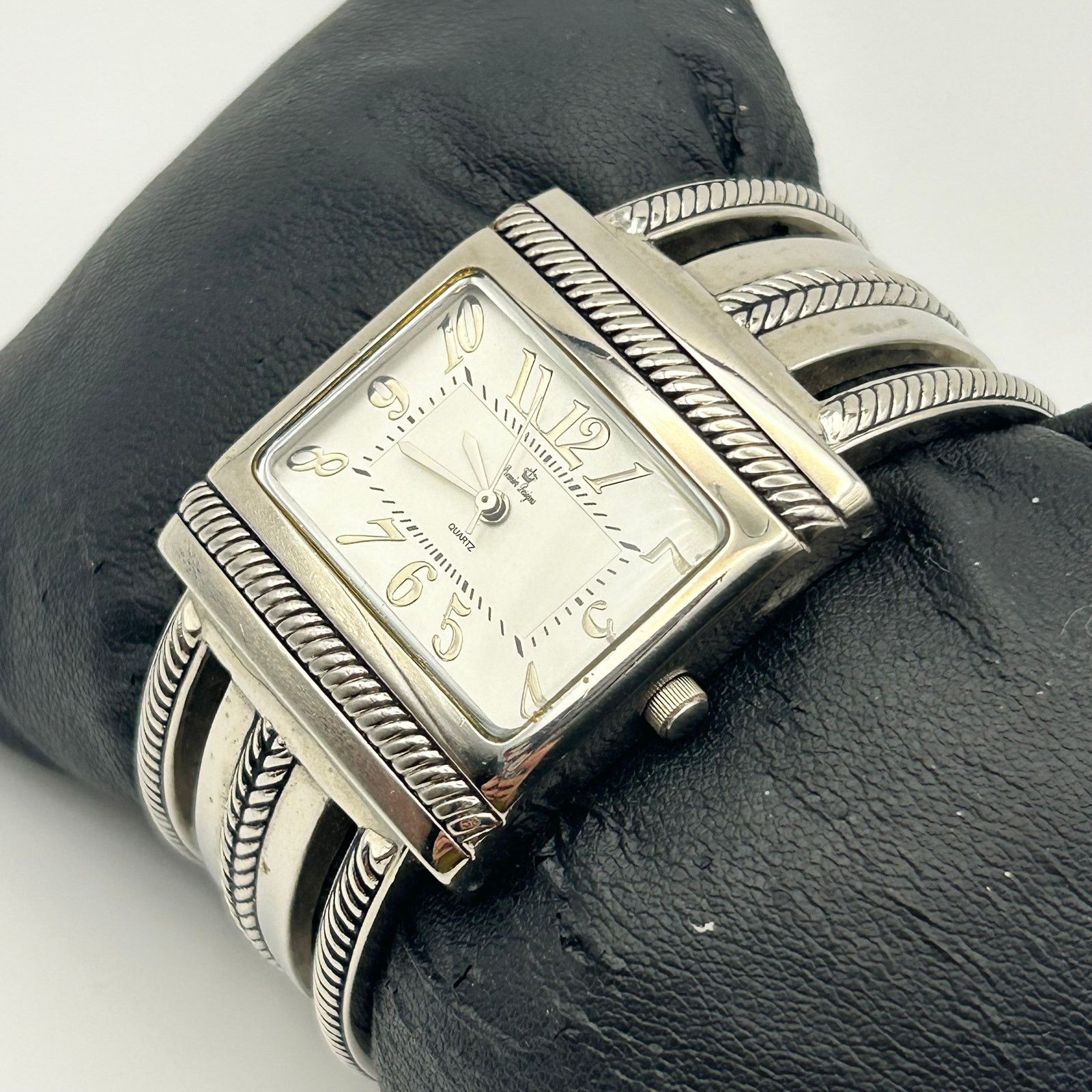 Other Premier Designs Silver Tone Square Dial Quartz Bangle Watch Size ONE SIZE - 1 Thumbnail