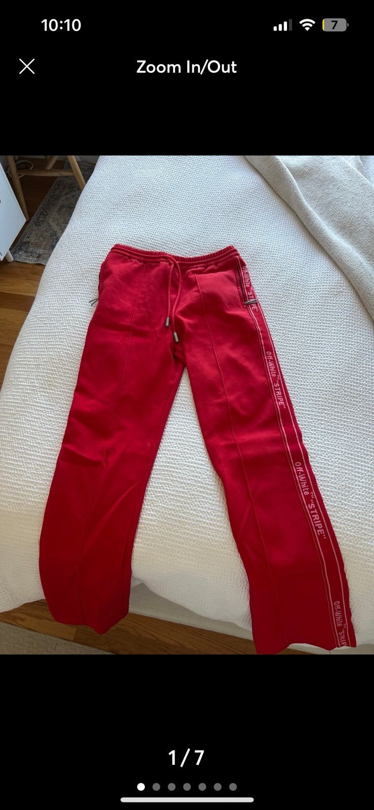Off-White Off white trouser pants Size 27" / US 4 / IT 40 - 5 Thumbnail