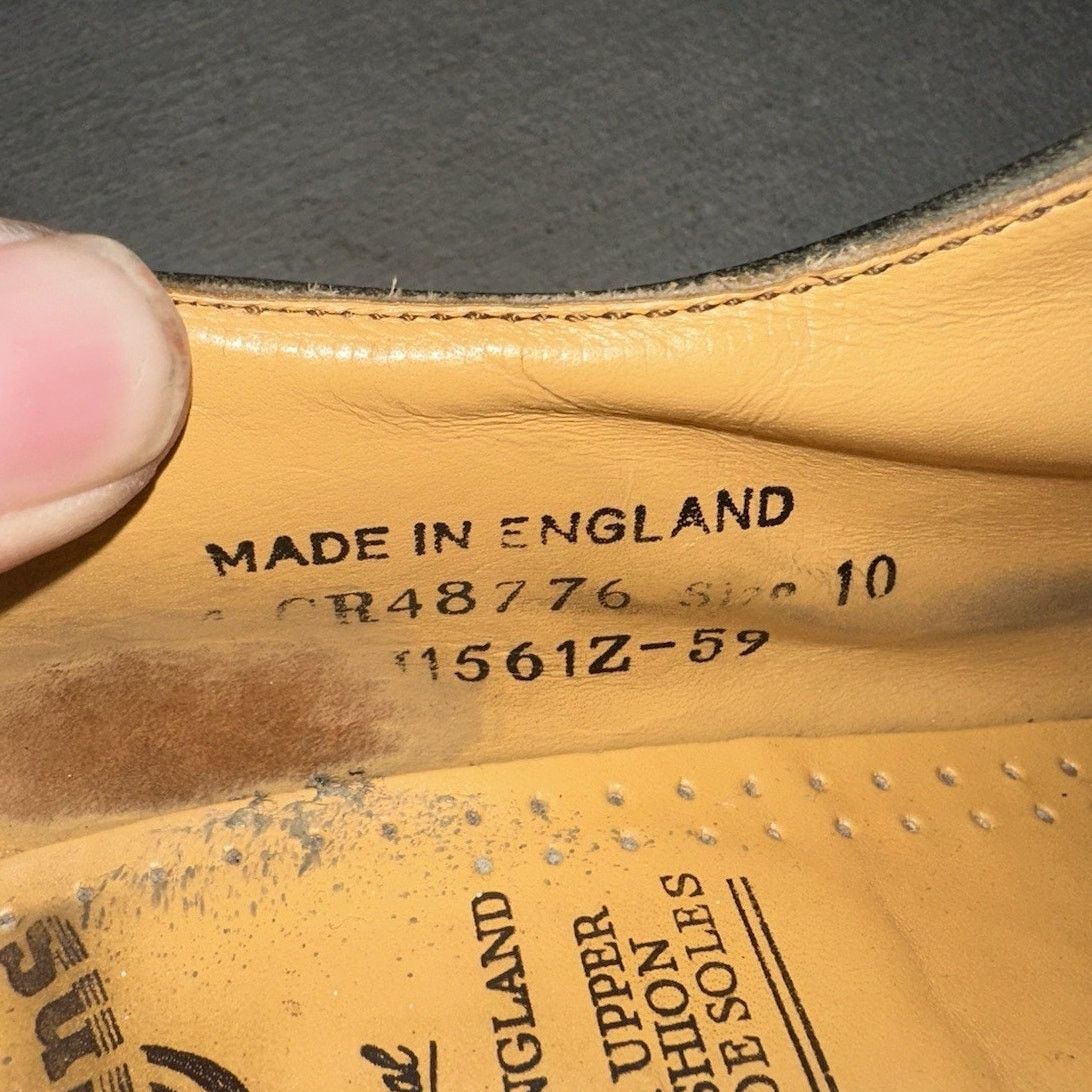 Dr. Martens Dr. Martens England Dusty Green Leather Oxford UK 10 US 11 Size US 11 / EU 44 - 9 Thumbnail