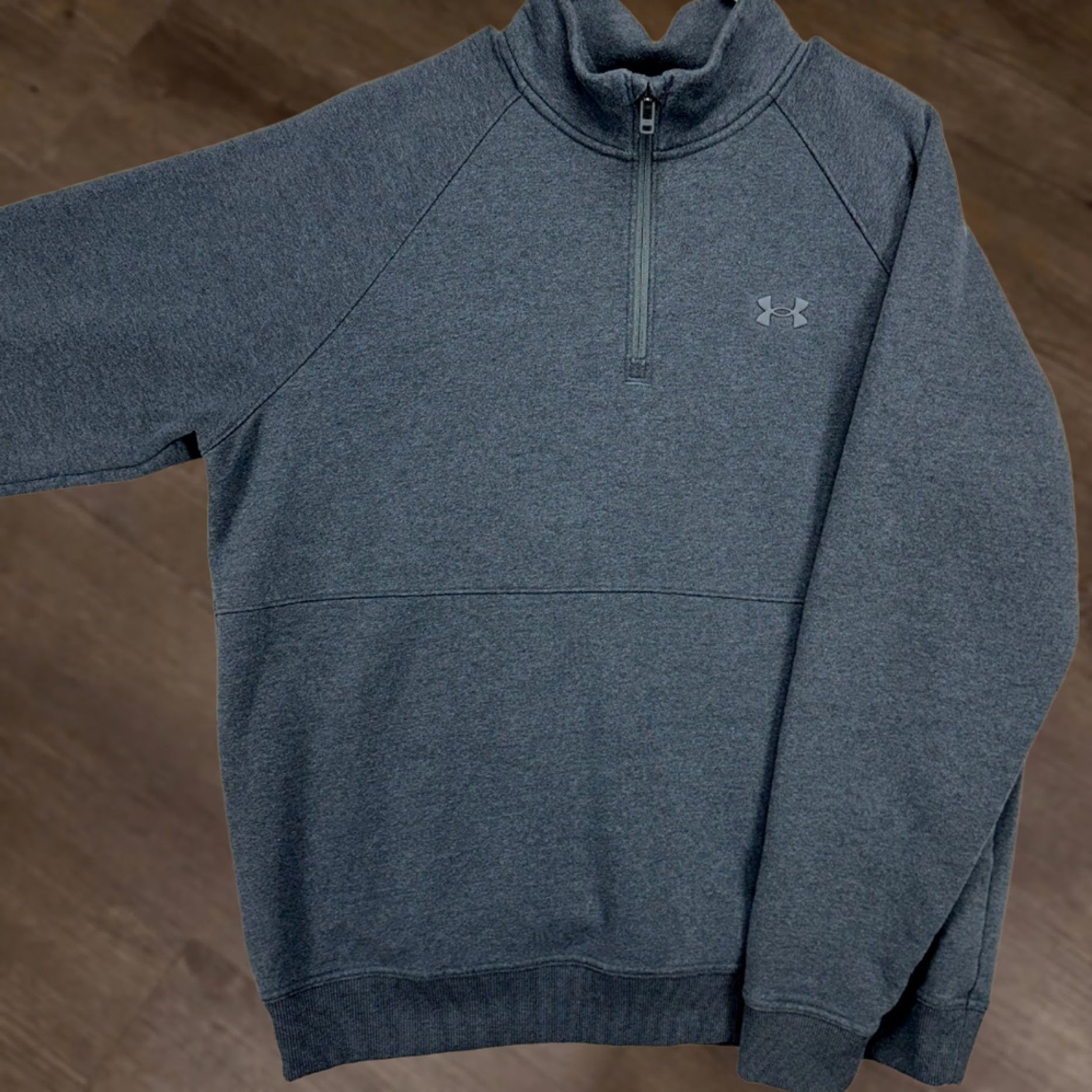 Under Armour Under Armour Adult Large Dark Grey Pullover Quarter Zip Sweater Mens Size US L / EU 52-54 / 3 - 1 Thumbnail
