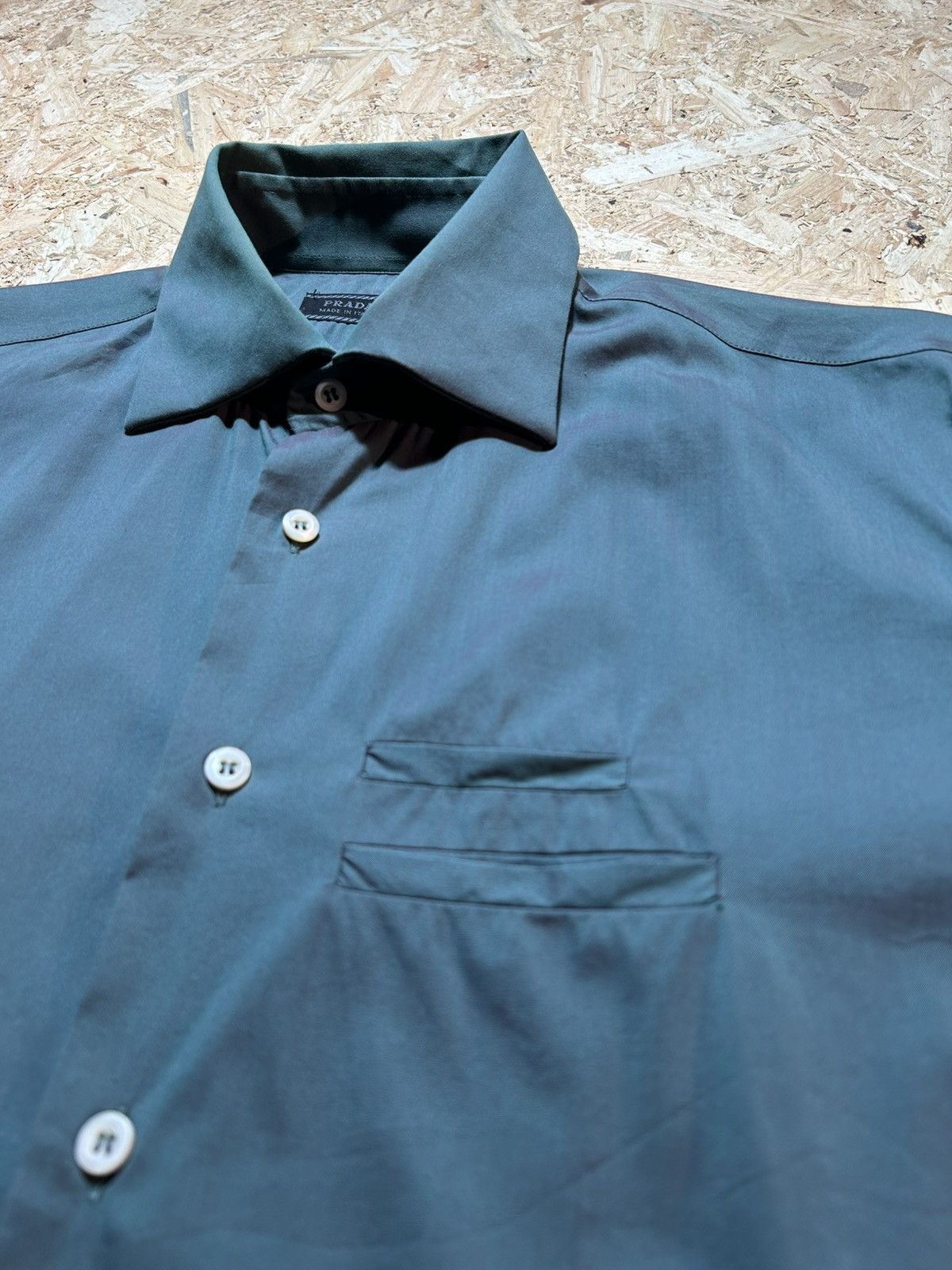 Prada Prada Button Up Long Sleeve Shirt Size US M / EU 48-50 / 2 - 4 Thumbnail