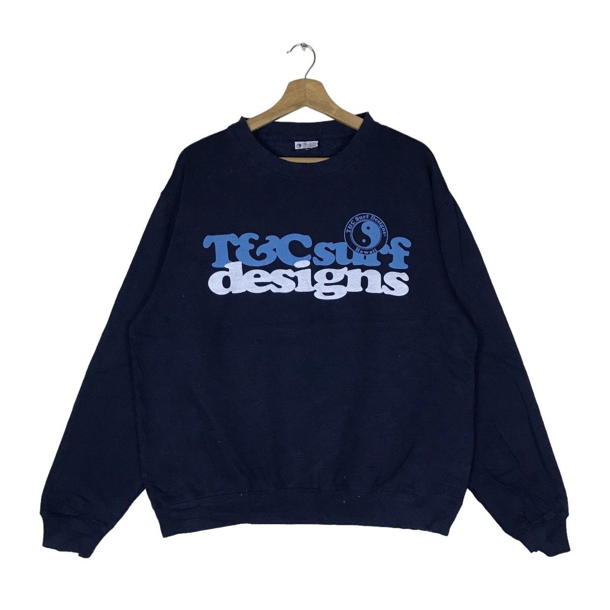 Vintage Vintage Town and Country Surf Designs Spell Out Pullover Size US L / EU 52-54 / 3 - 1 Thumbnail