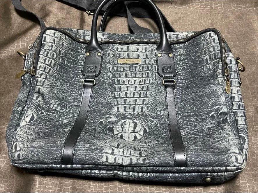 Jean Paul Gaultier Jean Paul Gaultier Silver Crocodile Doctor Bag Size ONE SIZE - 2 Thumbnail