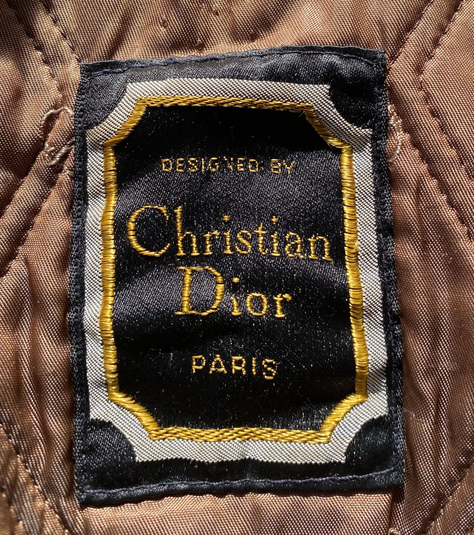 Christian Dior Monsieur 80s Christian Dior Faux Fur Collar Lined Trench Coat Large Size US L / EU 52-54 / 3 - 5 Thumbnail