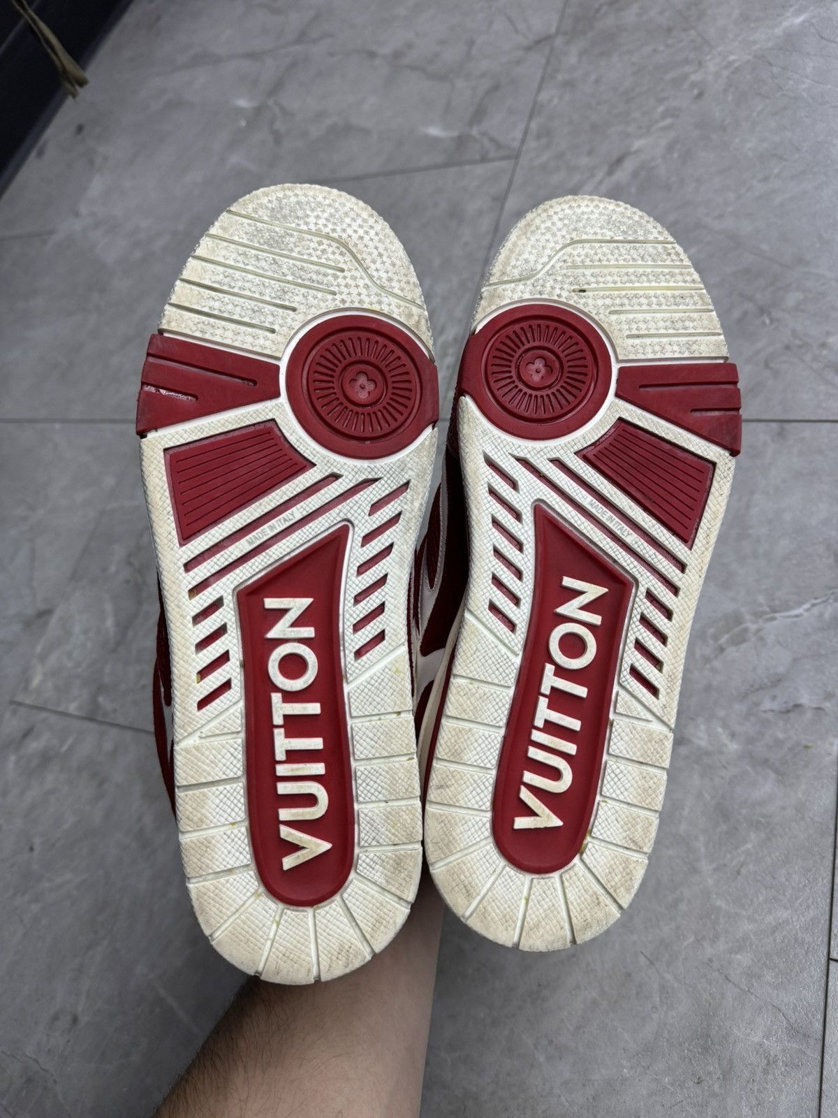 Louis Vuitton Louis Vuitton Red White LV Skate Trainer Size US 9 / EU 42 - 7 Thumbnail