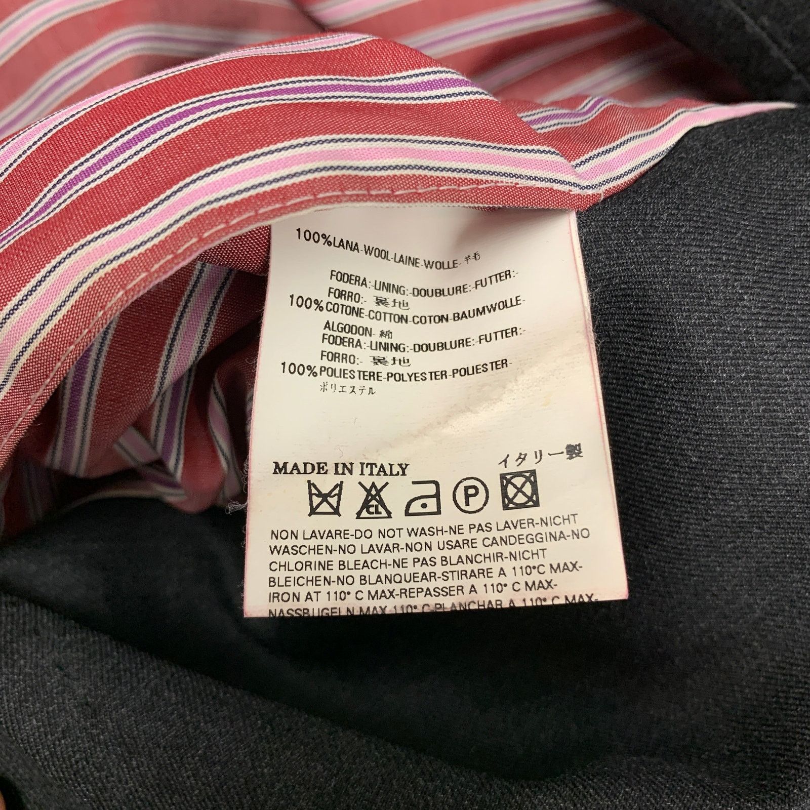 Dsquared2 DSQUARED2 Size 40 Grey Charcoal Wool Peak Lapel Sport Coat Size 40R - 5 Thumbnail