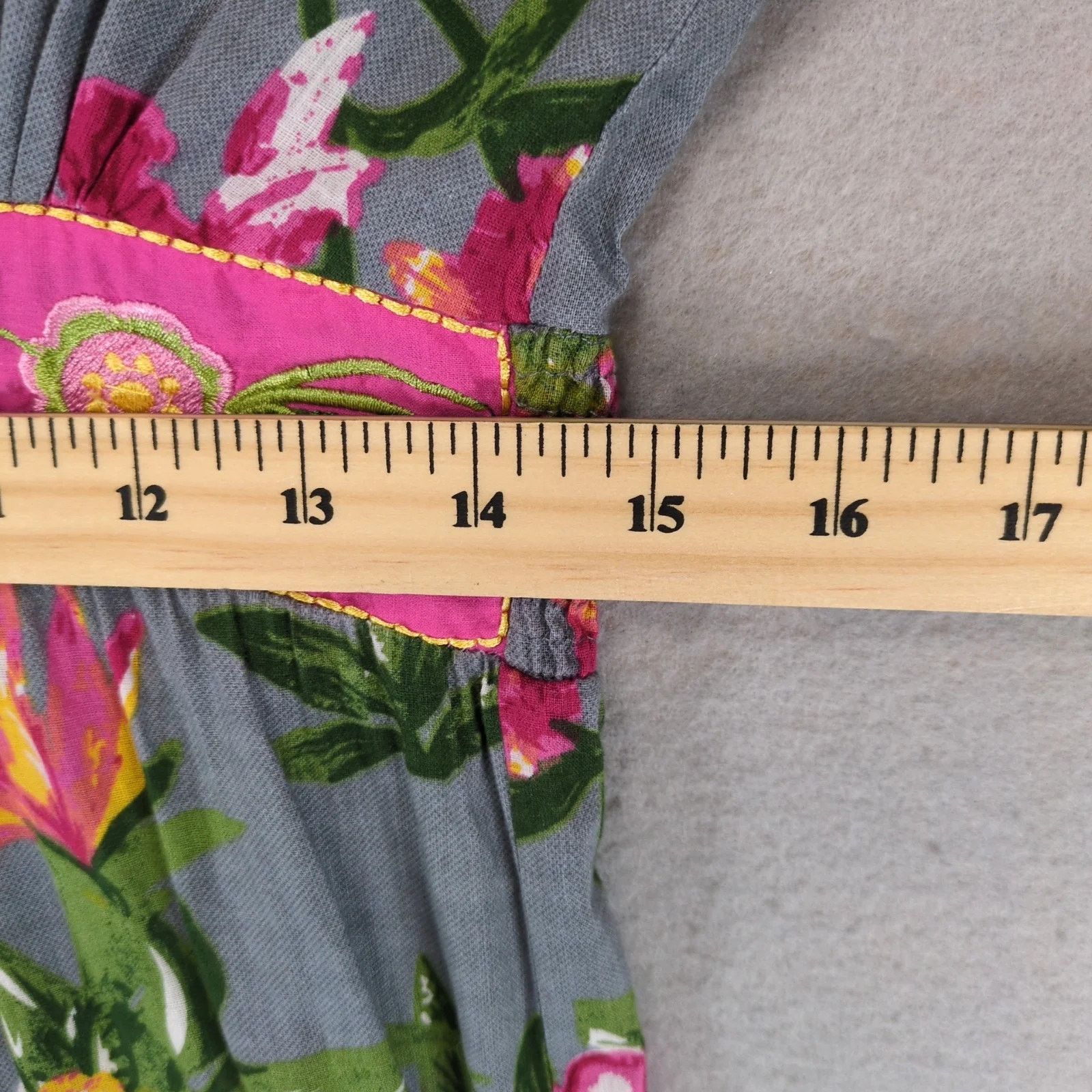 Other Charlie Paige Floral Tiered Maxi Dress Sz S Lace Trim Flare Size S / US 4 / IT 40 - 8 Thumbnail