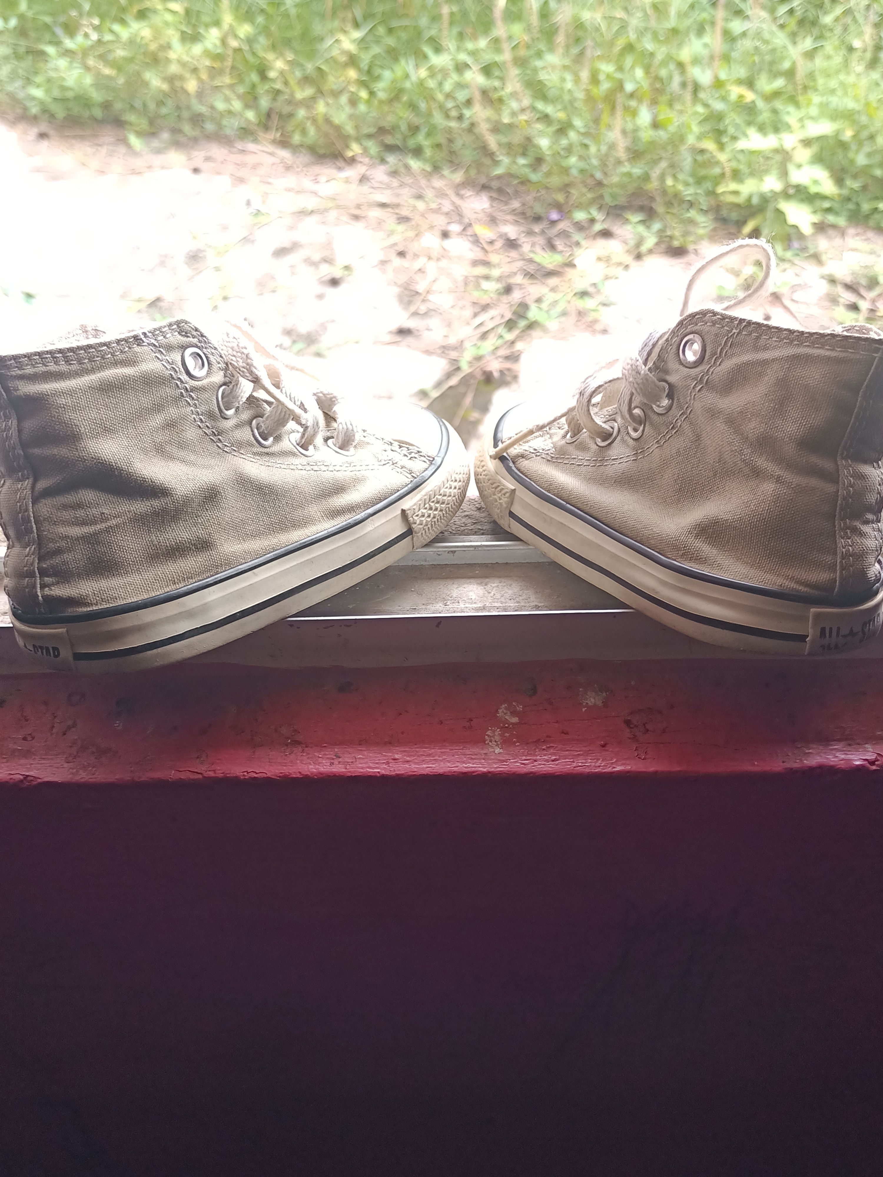 Vintage Light Grey Toddler H.Top Convers AllStar 2/3 Years Boys Girl Size US 7 / EU 40 - 8 Thumbnail