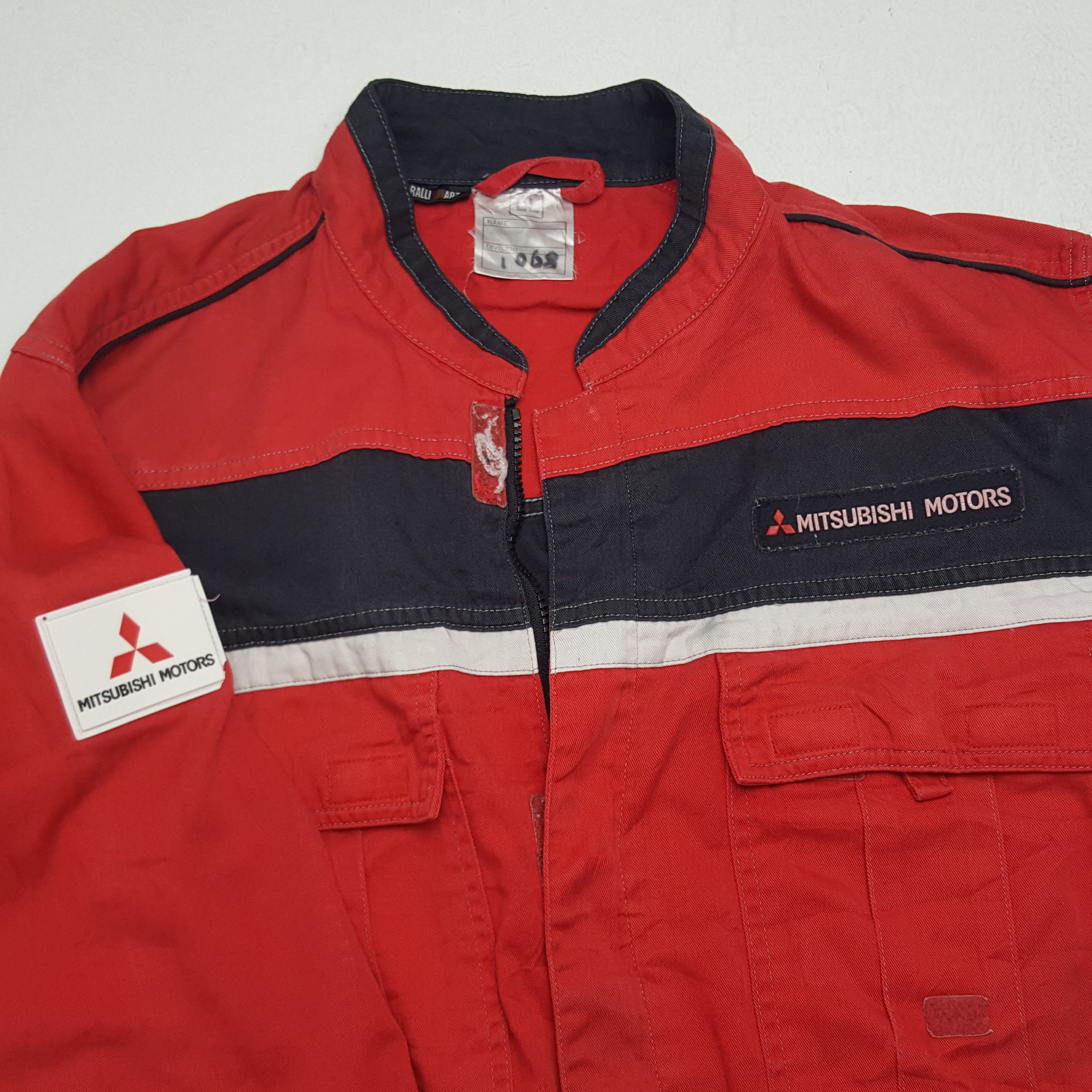 Japanese Brand × Vintage Vintage Mitsubishi Motors Service Staff Coverall Jacket Size US M / EU 48-50 / 2 - 9 Thumbnail