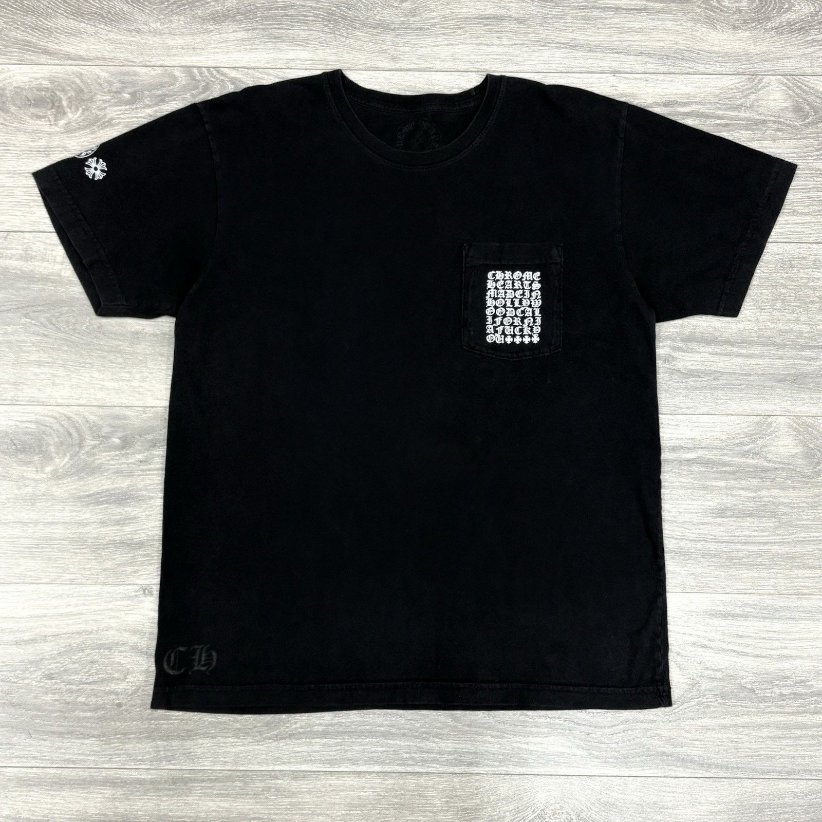 Chrome Hearts Size M - Chrome Hearts Multi Logo T-Shirt | GOOD CONDITION! Size US M / EU 48-50 / 2 - 2 Thumbnail