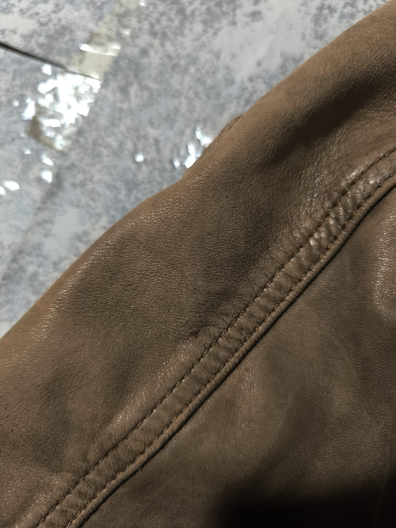 Peuterey Vtg Peuterey Biker Brown Leather Jacket Avantgarde Designer Size US L / EU 52-54 / 3 - 7 Thumbnail