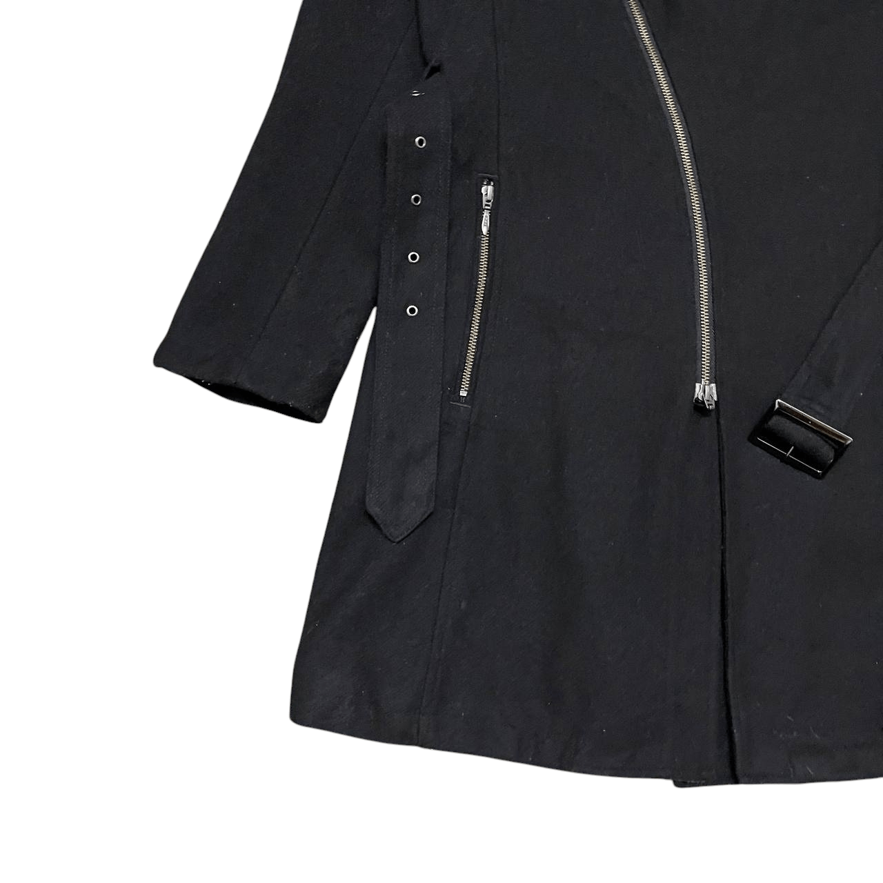 Tornado Mart Rick Owens Inspired Asymmetric Tornado Mart Wool Jacket Size US M / EU 48-50 / 2 - 3 Thumbnail