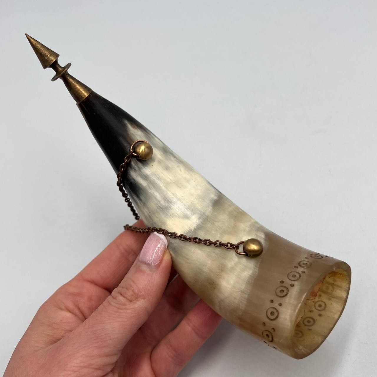 Vintage Vintage Soviet Caucasus Horn Wine Cup Taxidermy Souvenir Size ONE SIZE - 5 Thumbnail