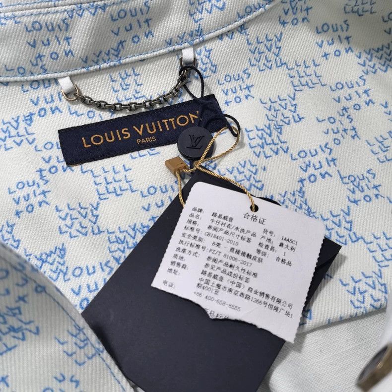 Louis Vuitton Louis Vuitton FW22 Monogrammed Landscape Printed Denim Shor Size US S / EU 44-46 / 1 - 5 Thumbnail