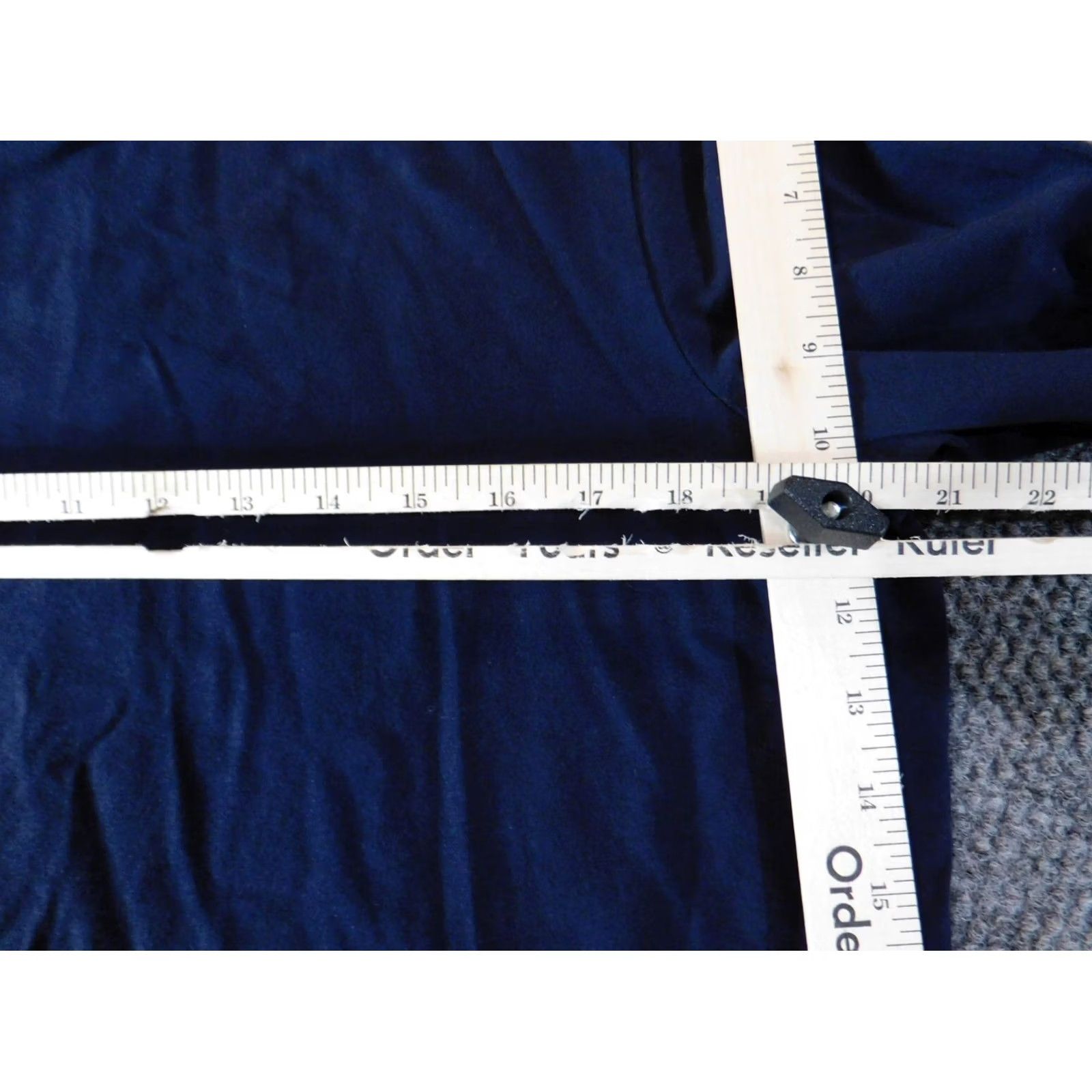 Vintage Chico's Blouse Shirt Womens 3 3 Blue Round Neck Long Sleeve Solid Cotton Spandex Rayon Basic Casual Stretch Top Vintage N/A Size XS / US 0-2 / IT 36-38 - 5 Thumbnail