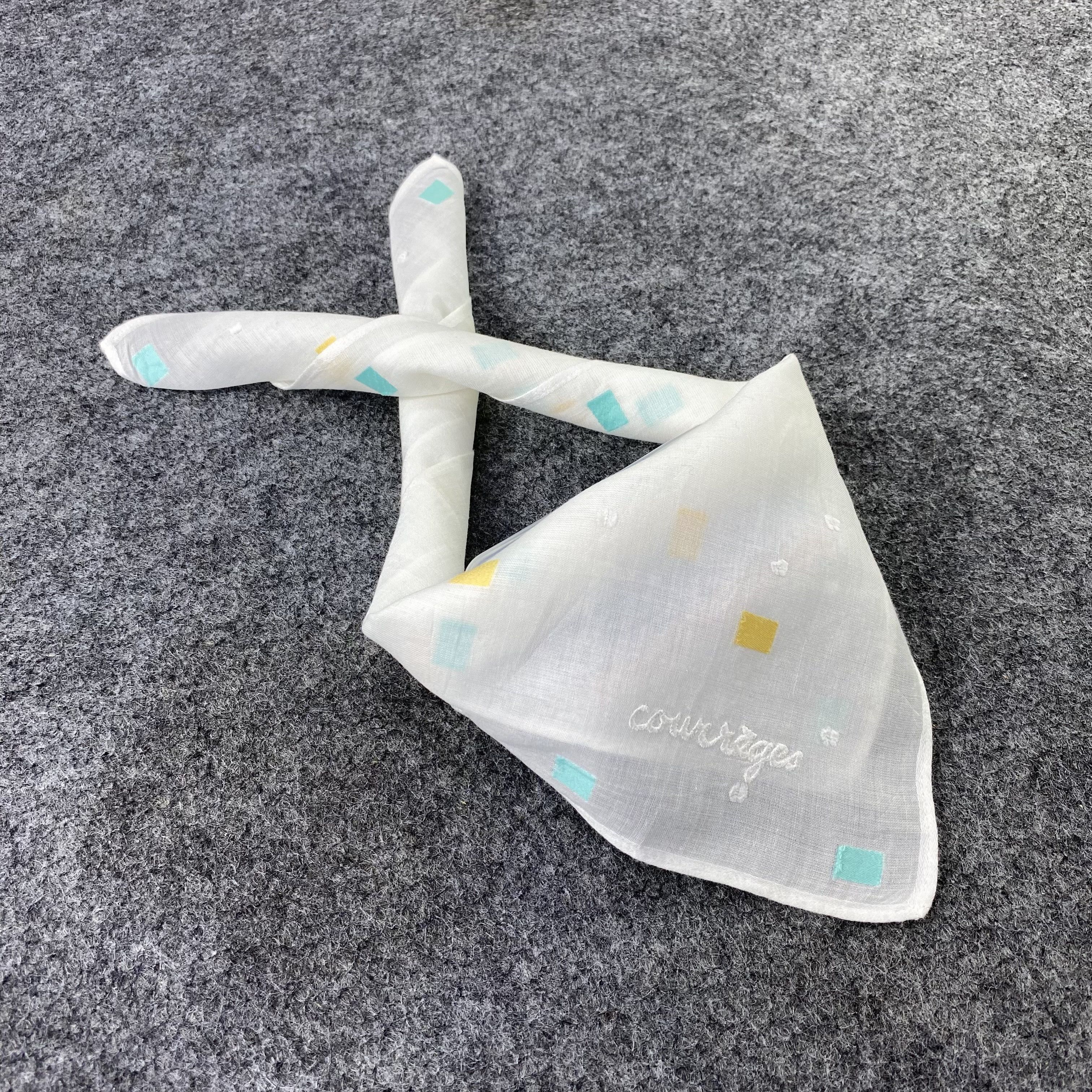 Courreges Courreges Homme Handkerchief / Neckerchief / Bandana-B1307 Size ONE SIZE - 1 Thumbnail