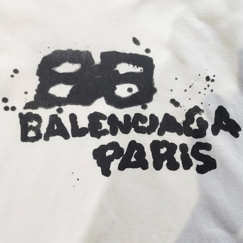 Balenciaga Balenciaga Splatter Short Sleeve Size US XS / EU 42 / 0 - 3 Thumbnail